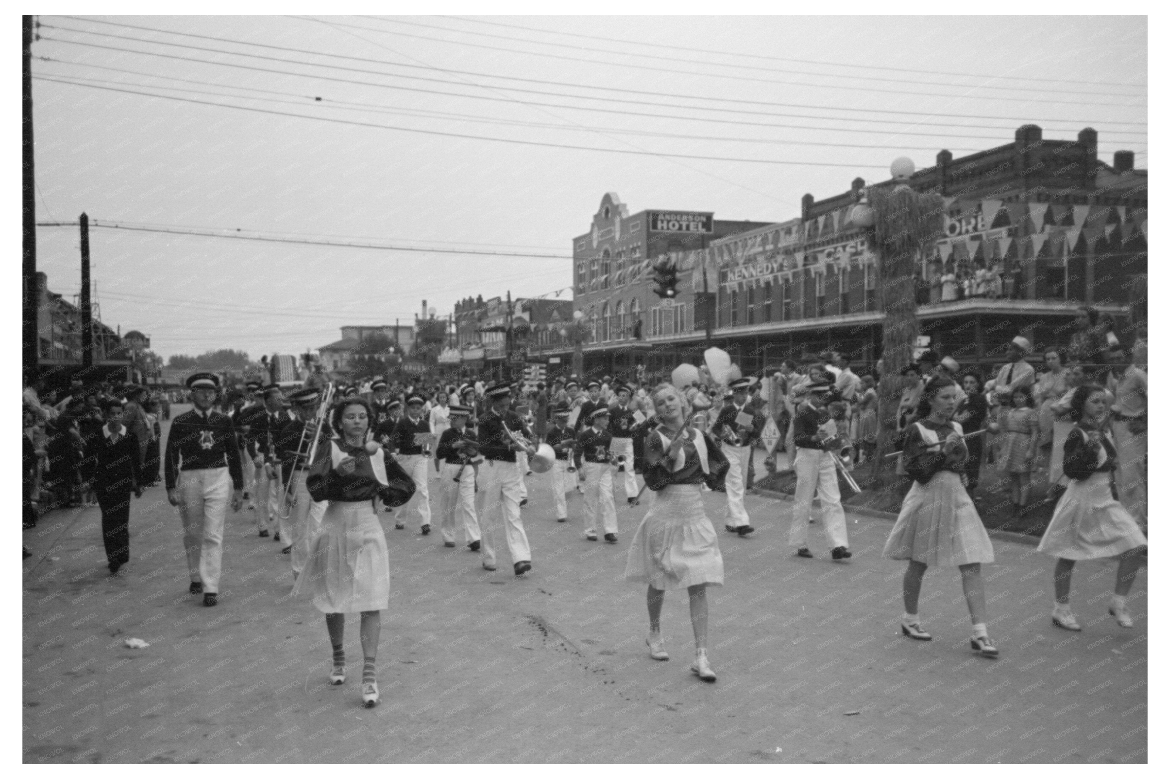 Vintage Photograph National Rice Festival Crowley Louisiana 1938