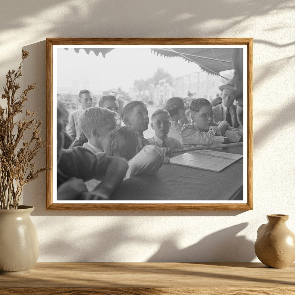 Boys at Concession Stand Donaldsonville Louisiana 1938