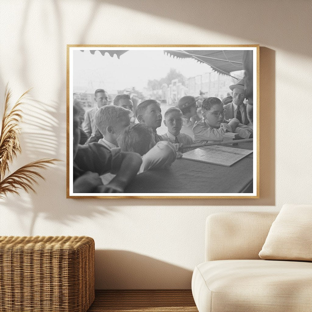 Boys at Concession Stand Donaldsonville Louisiana 1938