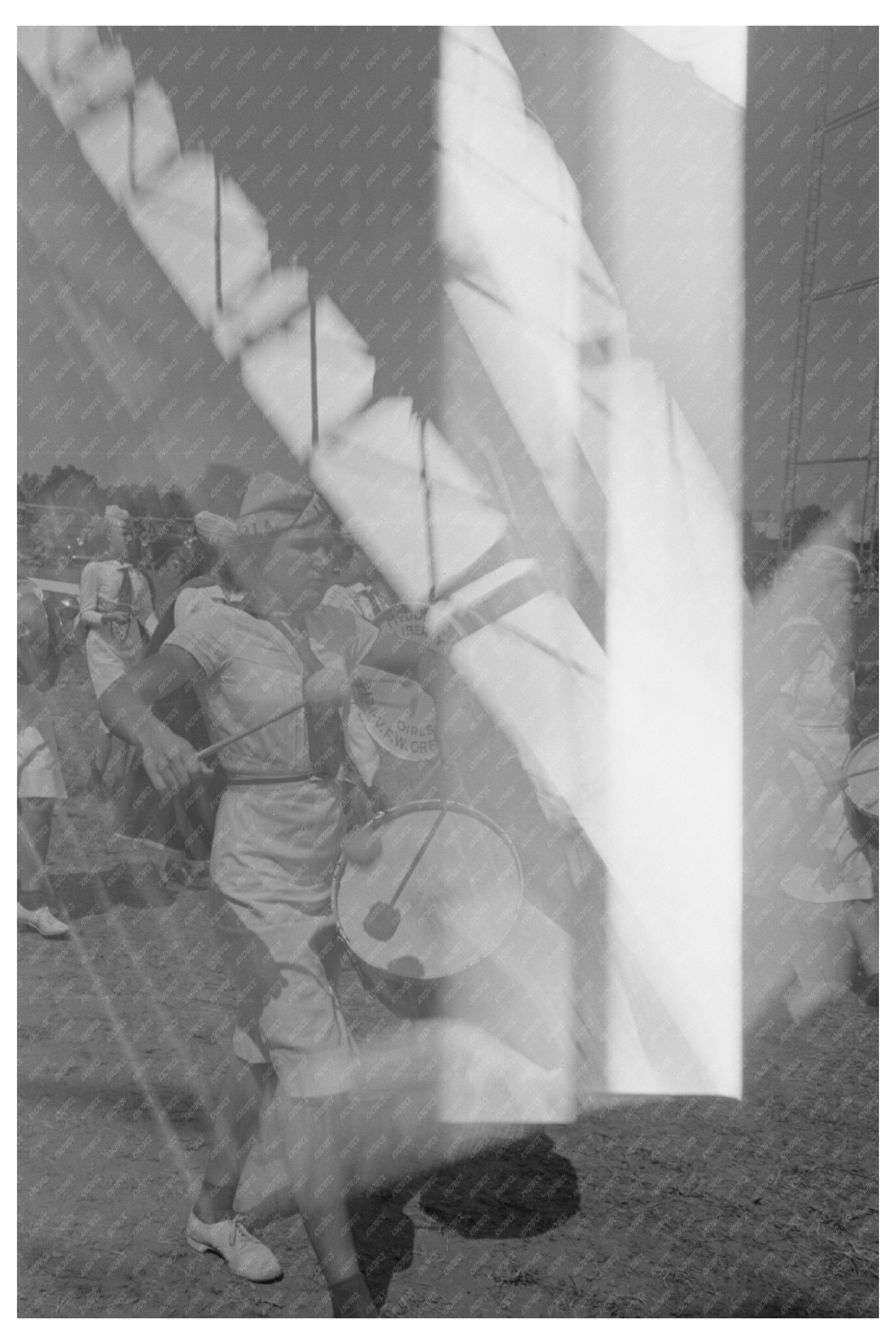 Drum Corps Parade in Donaldsonville Louisiana 1938