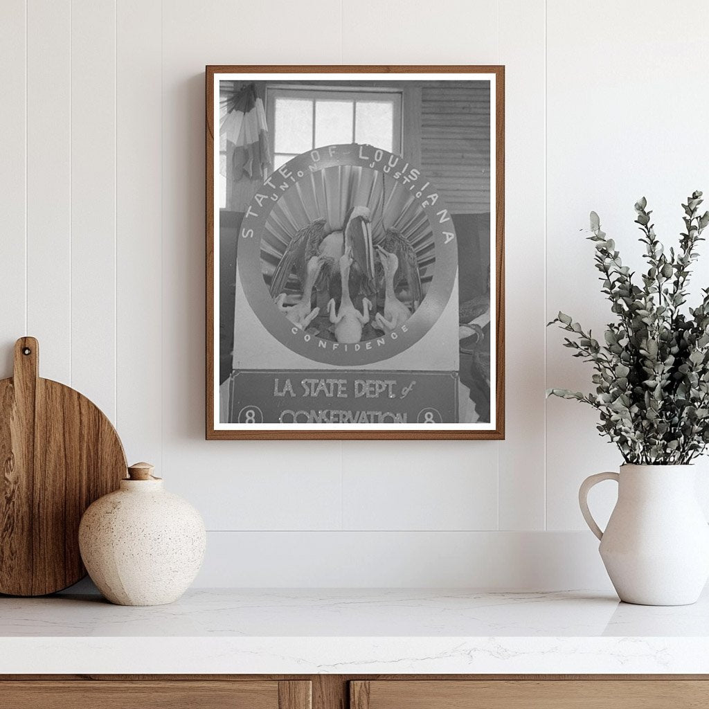 Couple at State Fair Exhibit Louisiana November 1938