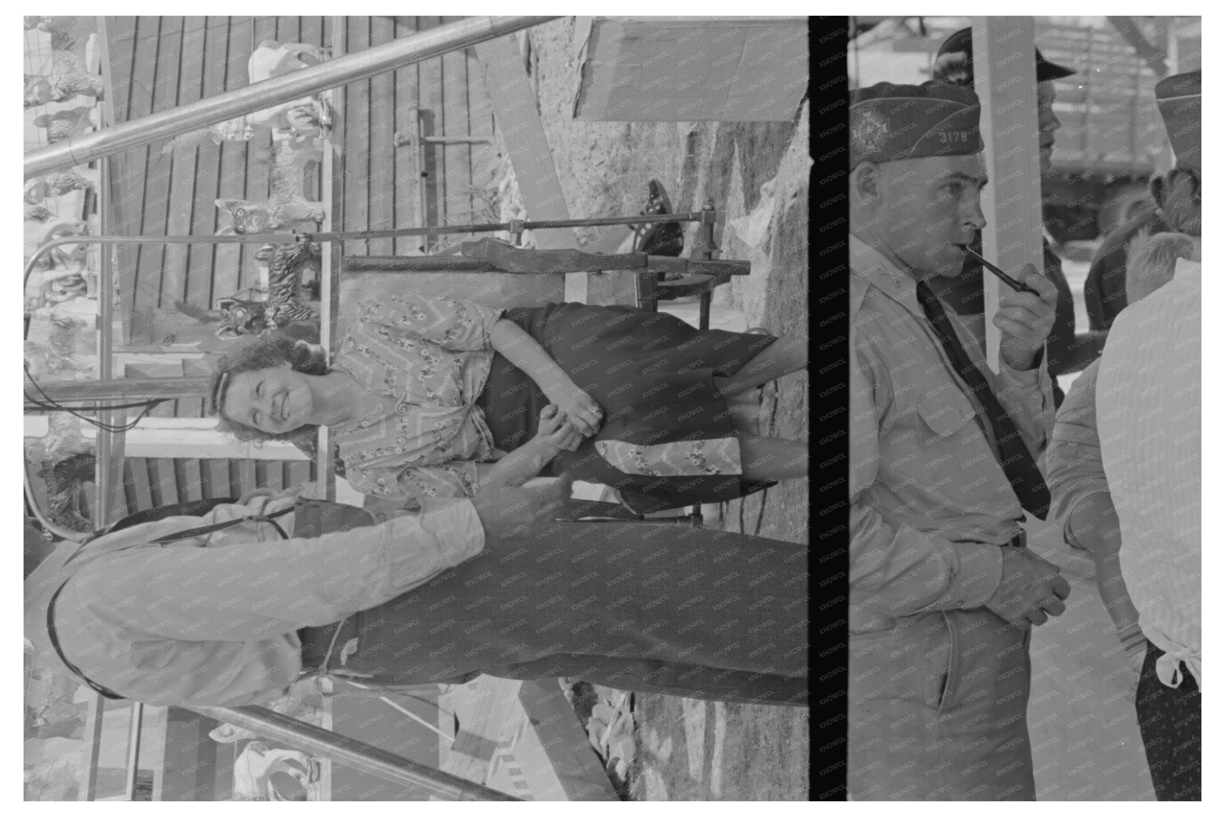 Woman Weighed at Louisiana State Fair November 1938