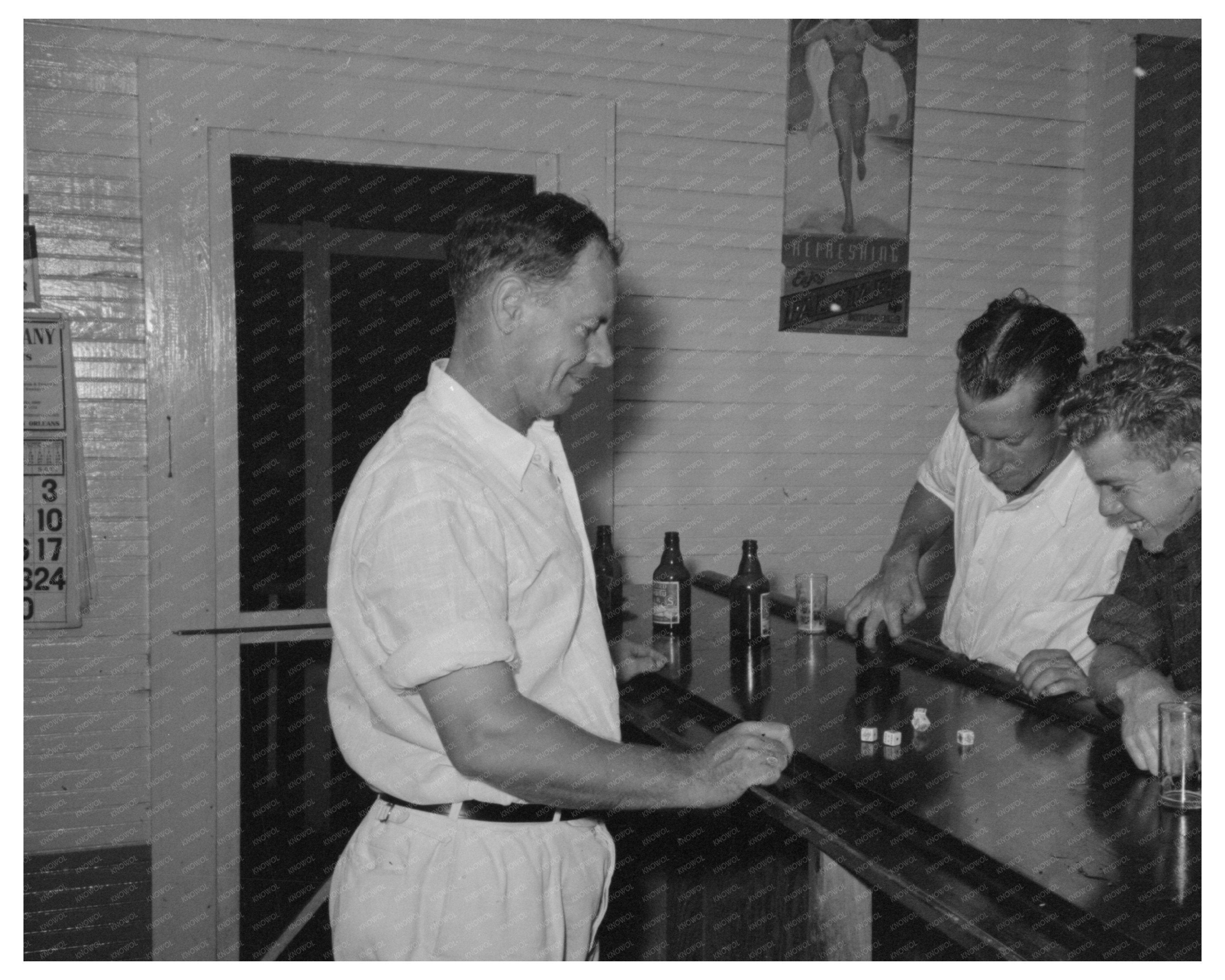 Horses and Dice Game in Pilottown Louisiana 1938