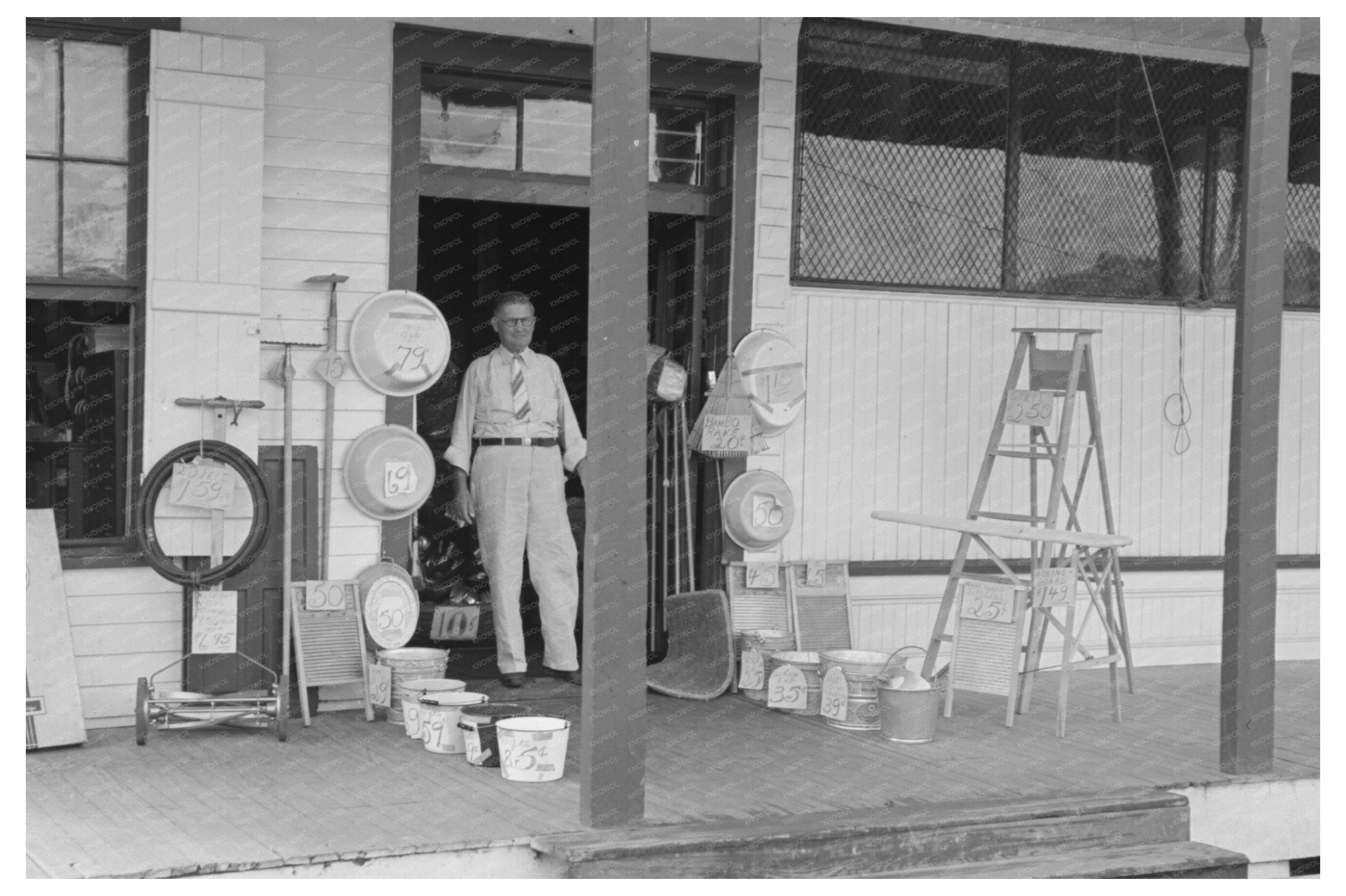 Vintage General Store Entrance Garyville Louisiana 1938