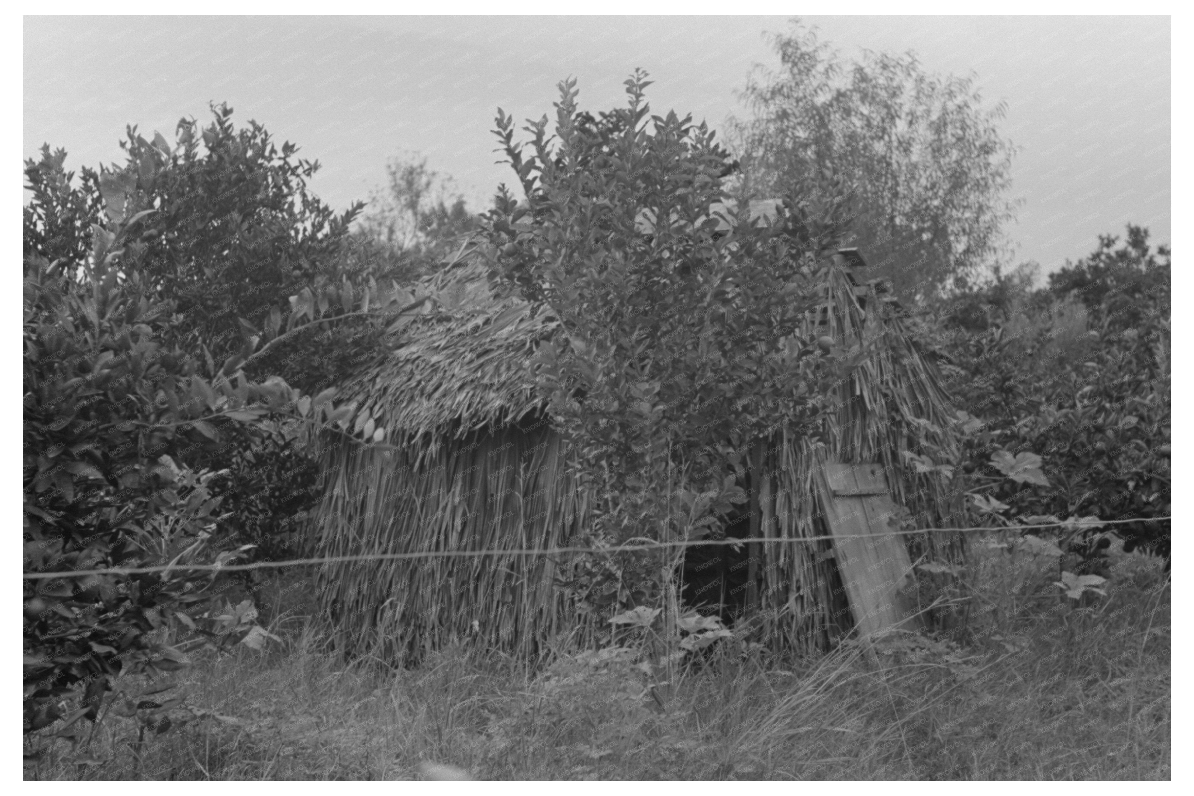 Vintage Church in Boothville Louisiana September 1938