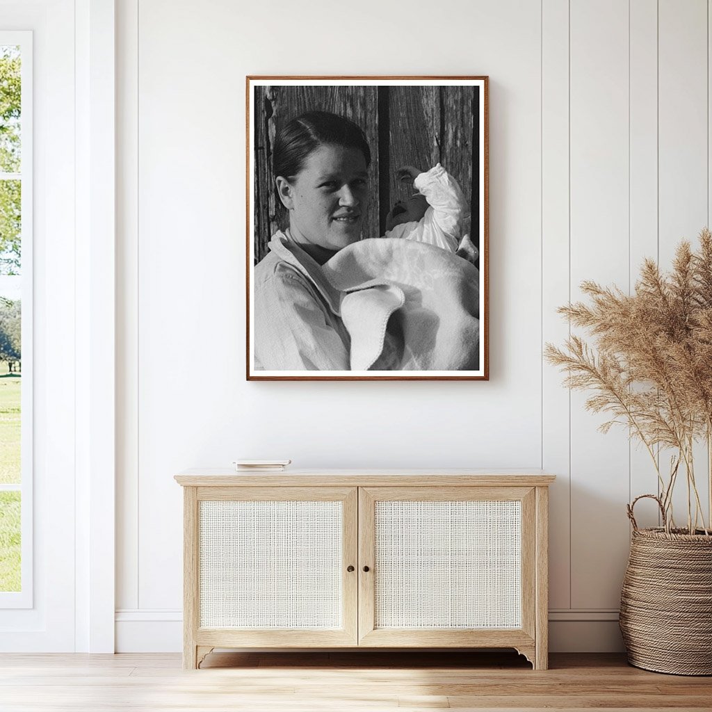 Woman and Child in Sugarcane Fields New Iberia 1938