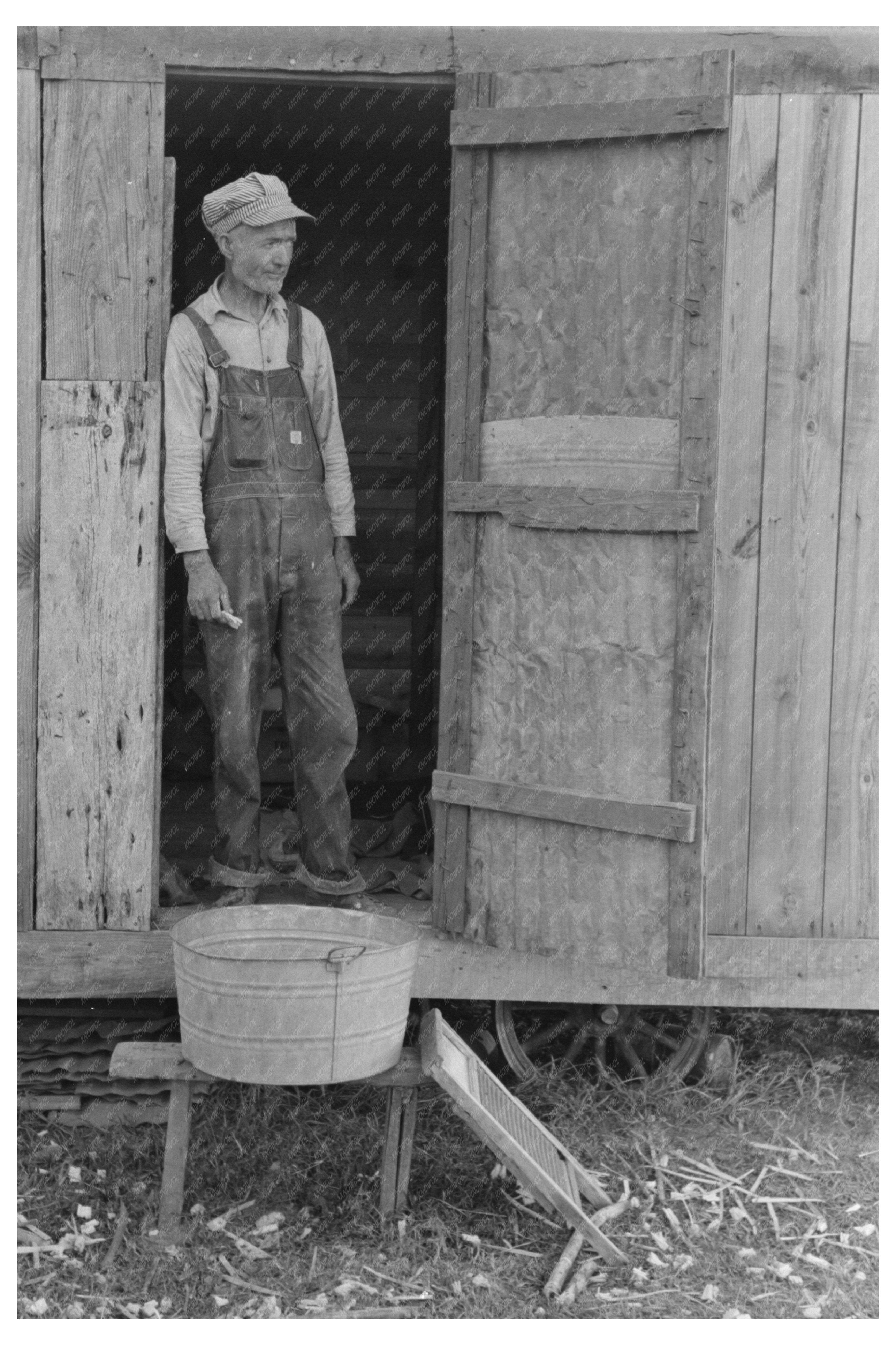 Day Laborer in Sugarcane Fields Louisiana 1938