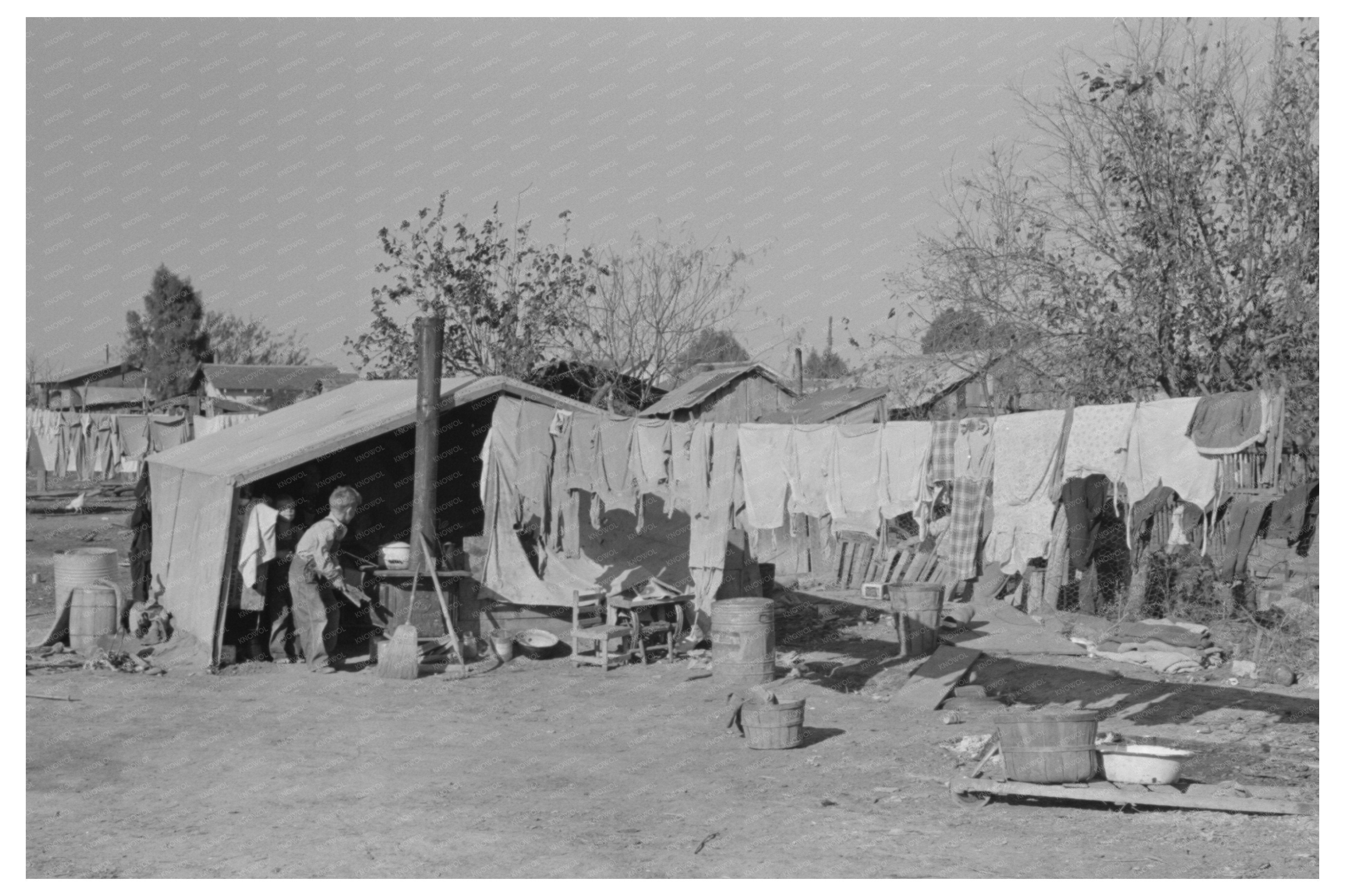 Vintage Photo of Former Labor Contractors Home 1939