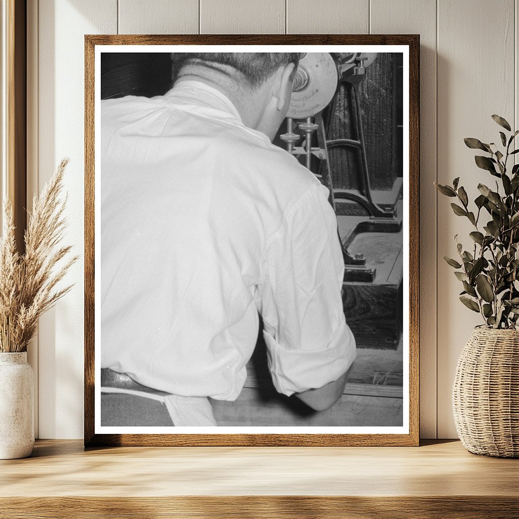 Chemist Testing Sweet Potato Starch Laurel Mississippi 1938