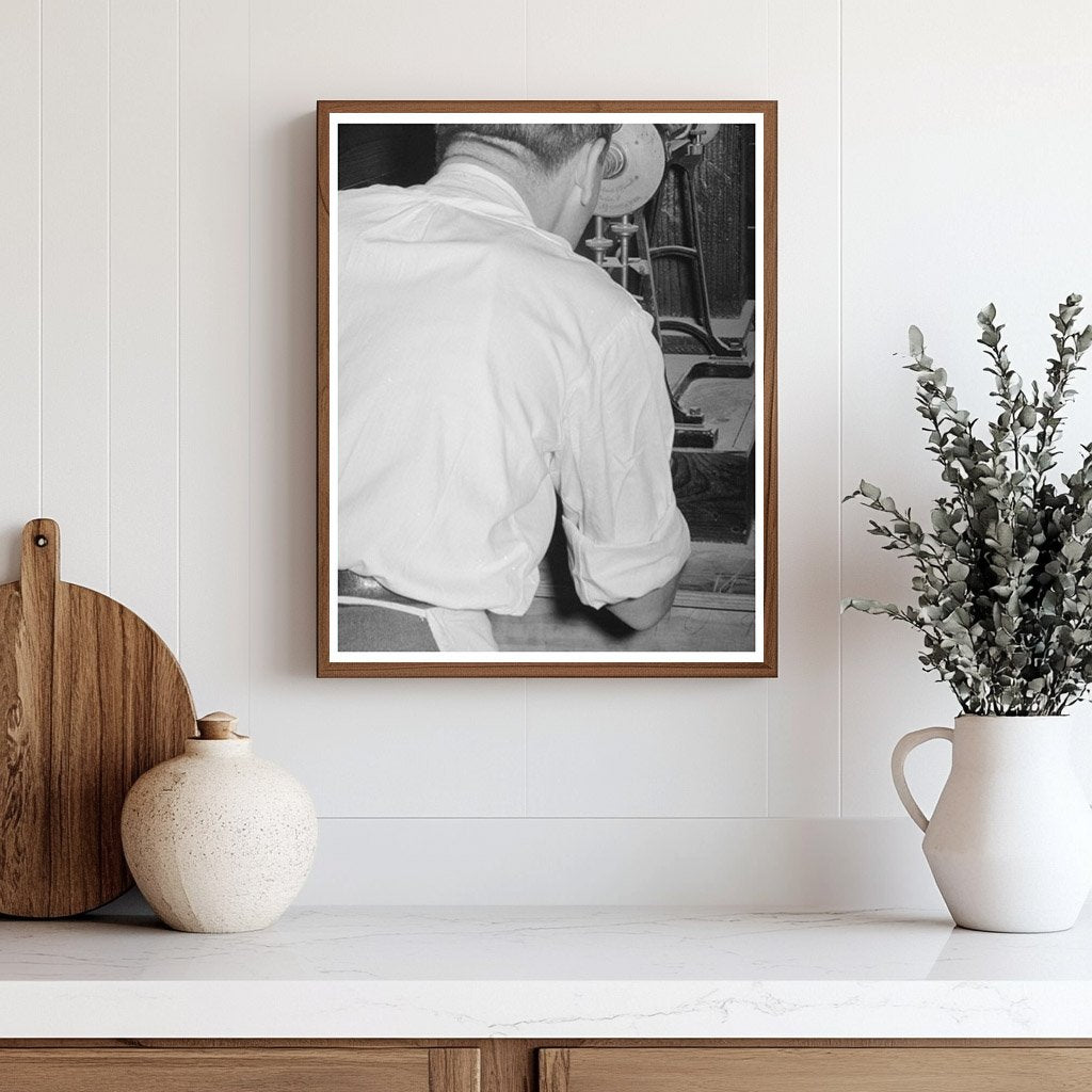 Chemist Testing Sweet Potato Starch Laurel Mississippi 1938