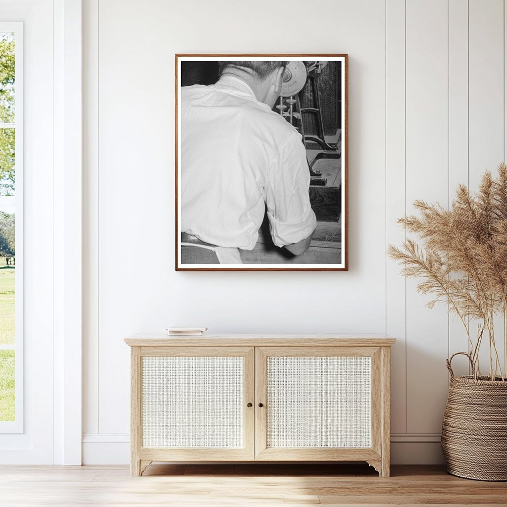 Chemist Testing Sweet Potato Starch Laurel Mississippi 1938
