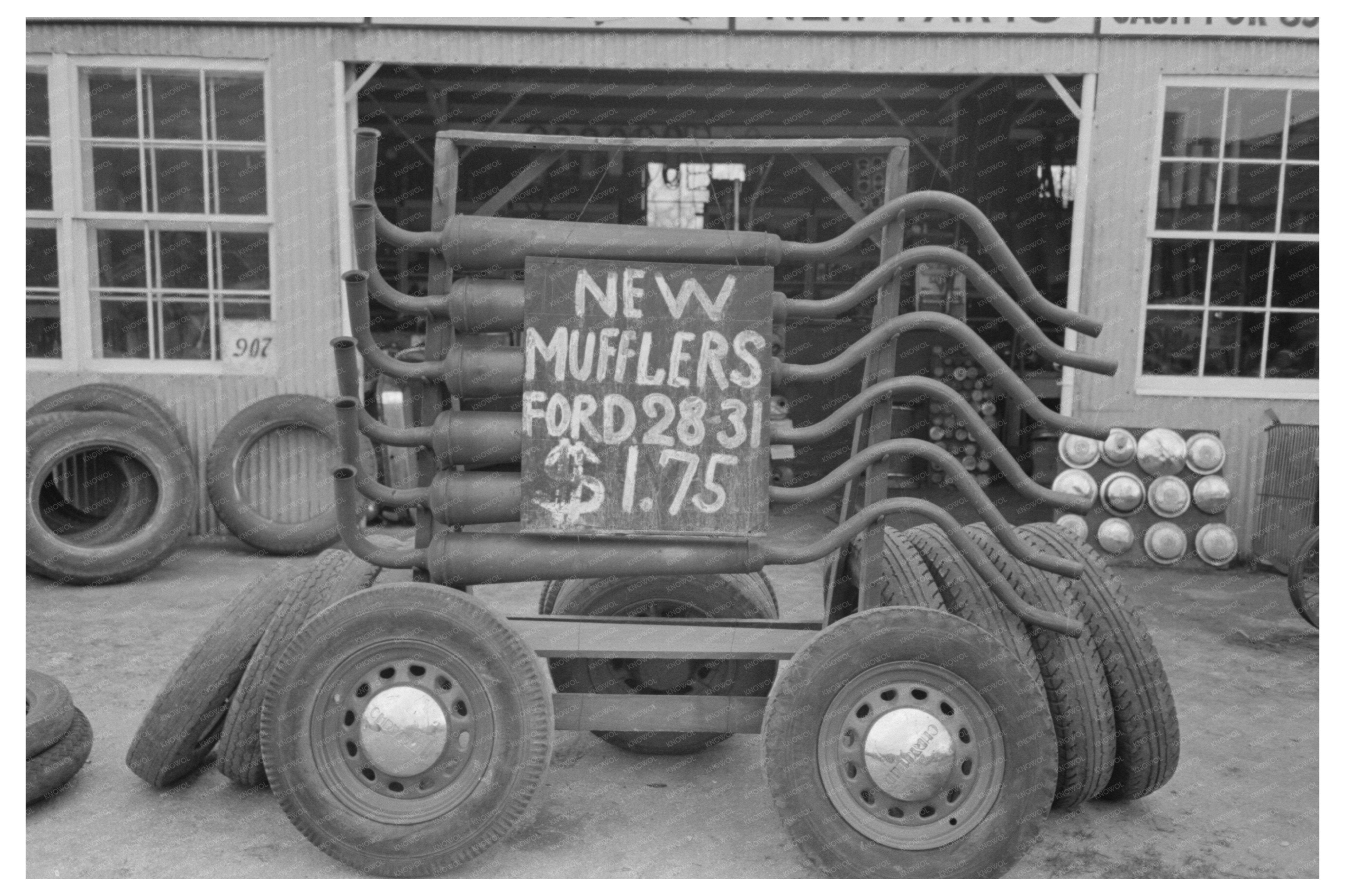 Vintage Auto Parts Storefront Corpus Christi Texas 1939