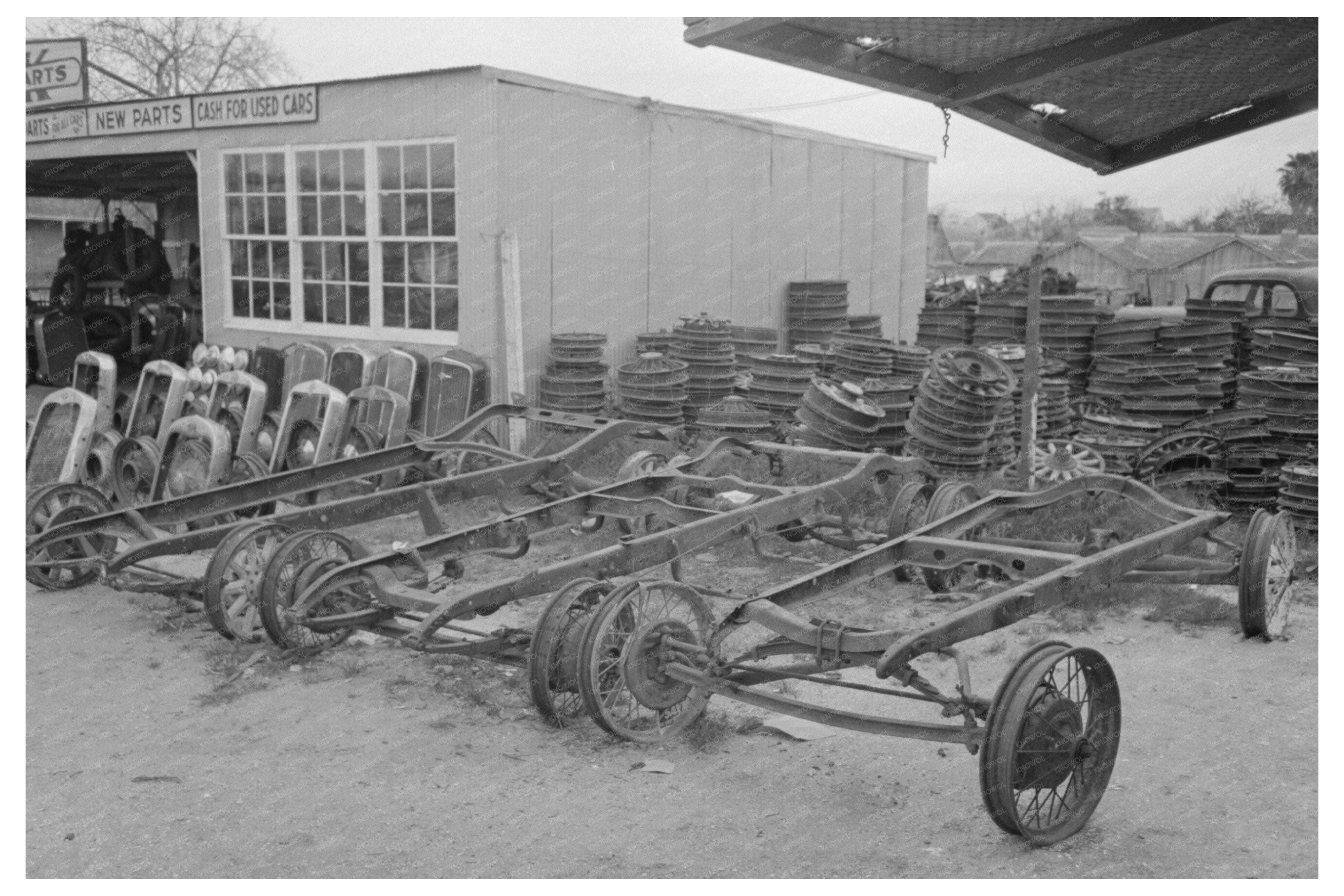 Vintage Auto Parts Display Corpus Christi Texas 1939