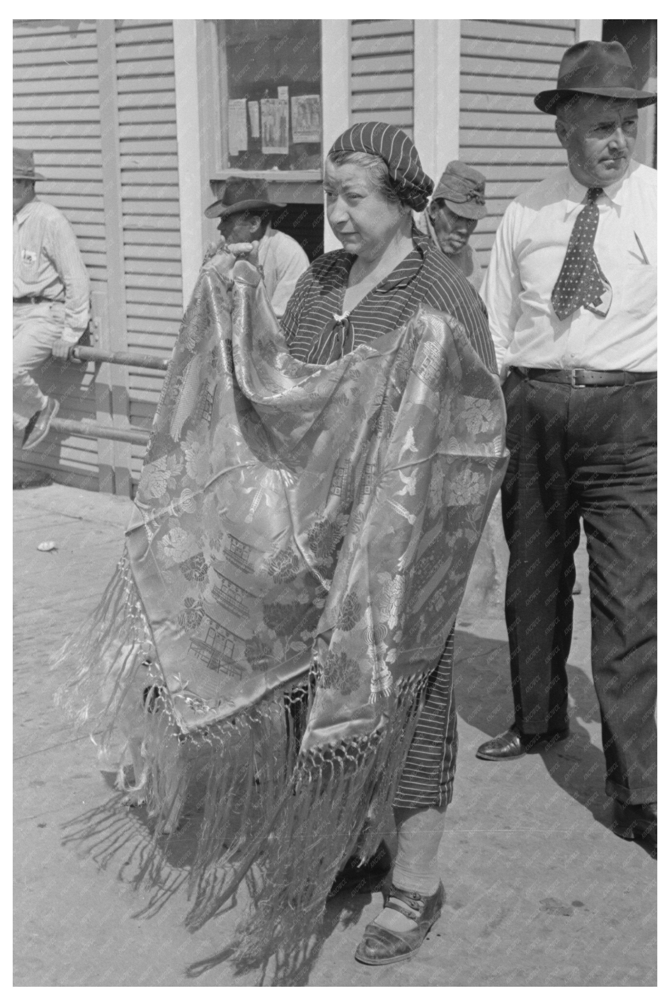 Turkish Spread Market Display San Antonio Texas 1939
