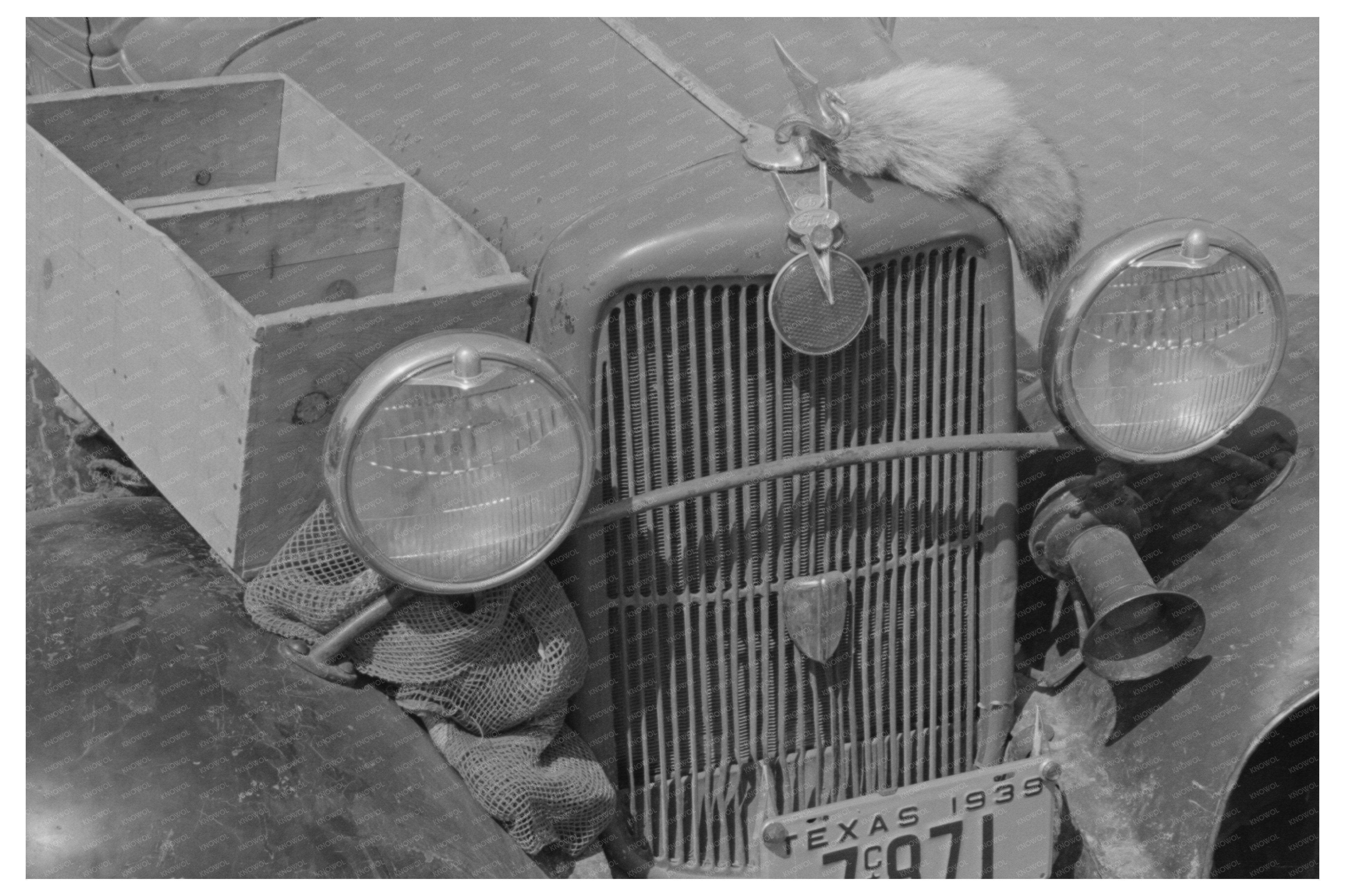 Fruit Peddler Car at San Antonio Market March 1939