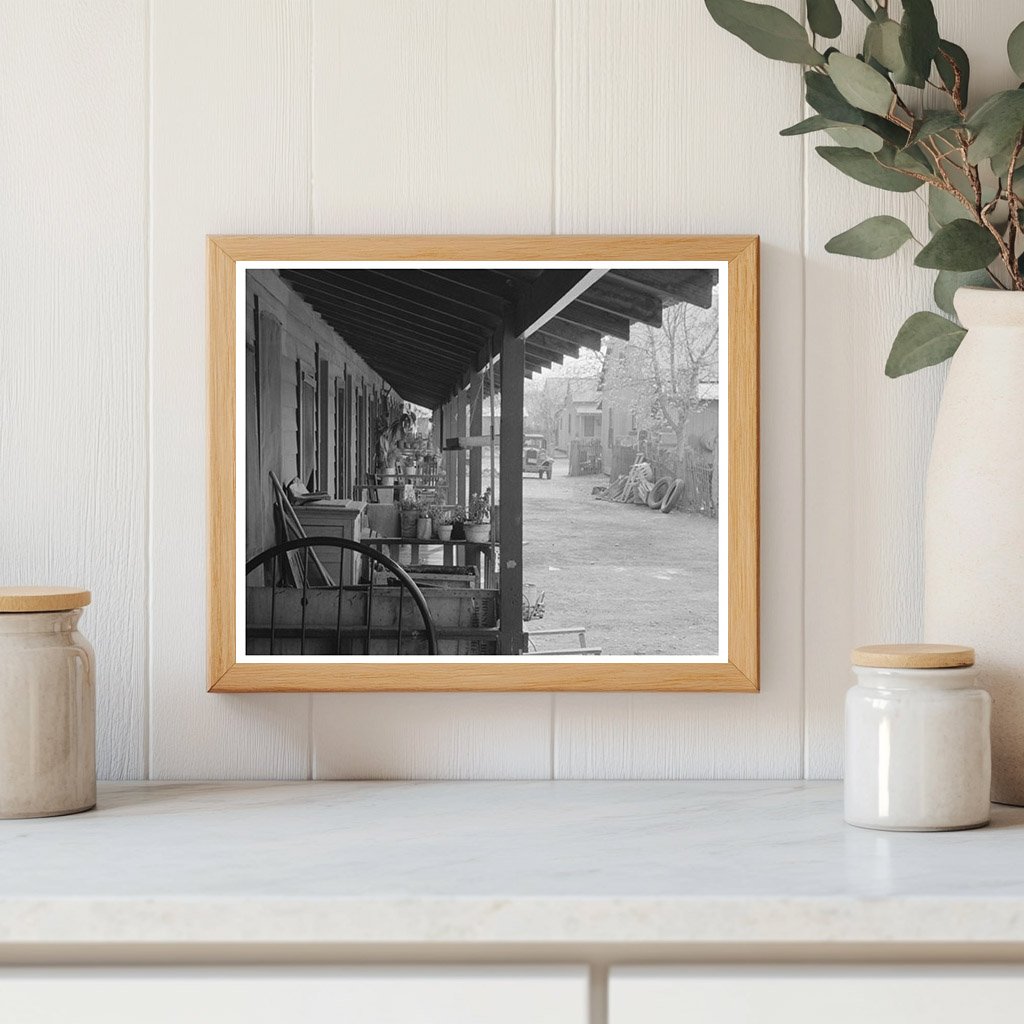 Mexican Houses and Corral in San Antonio Texas 1939