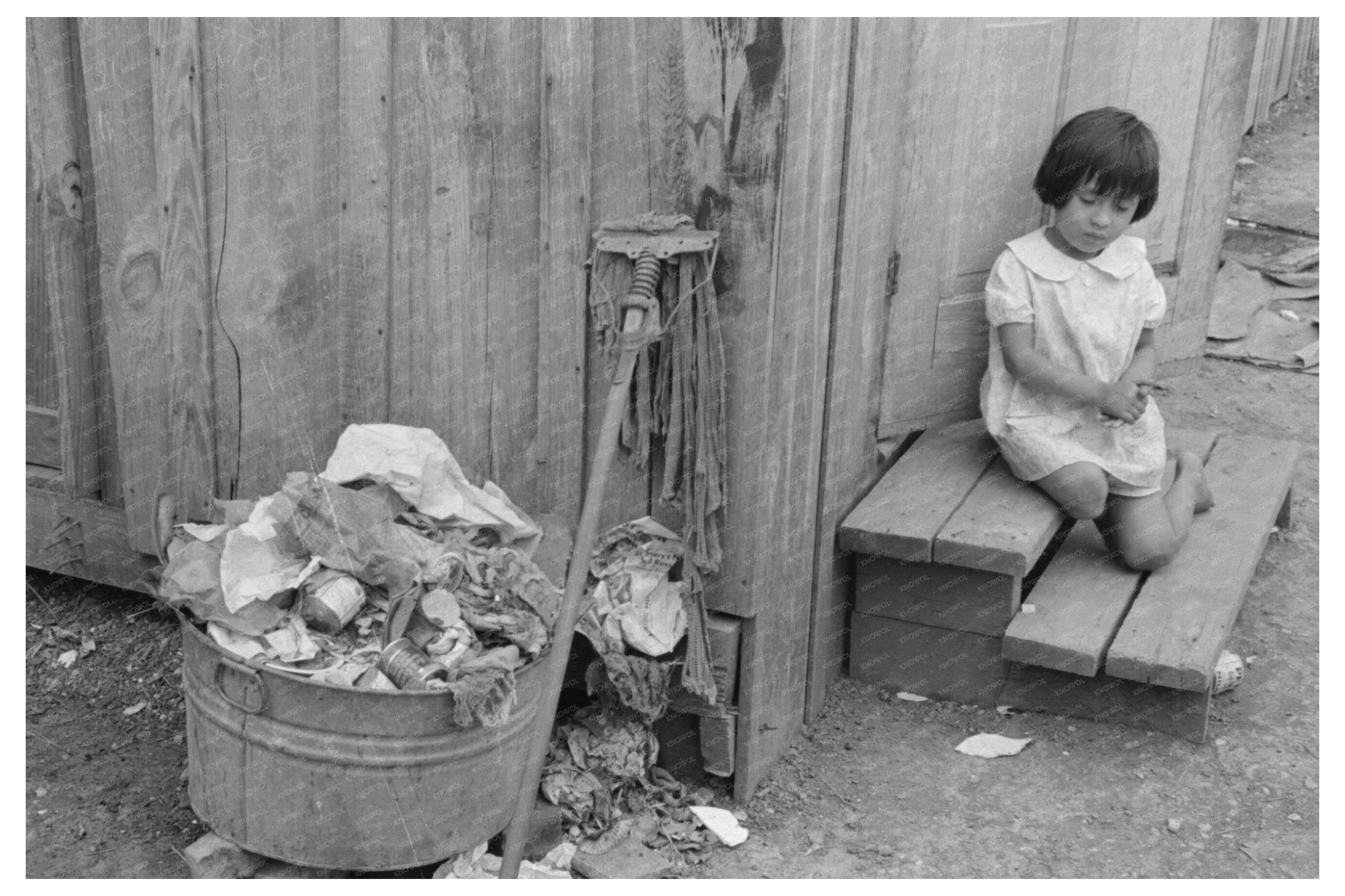 Mexican Mother and Child in San Antonio March 1939