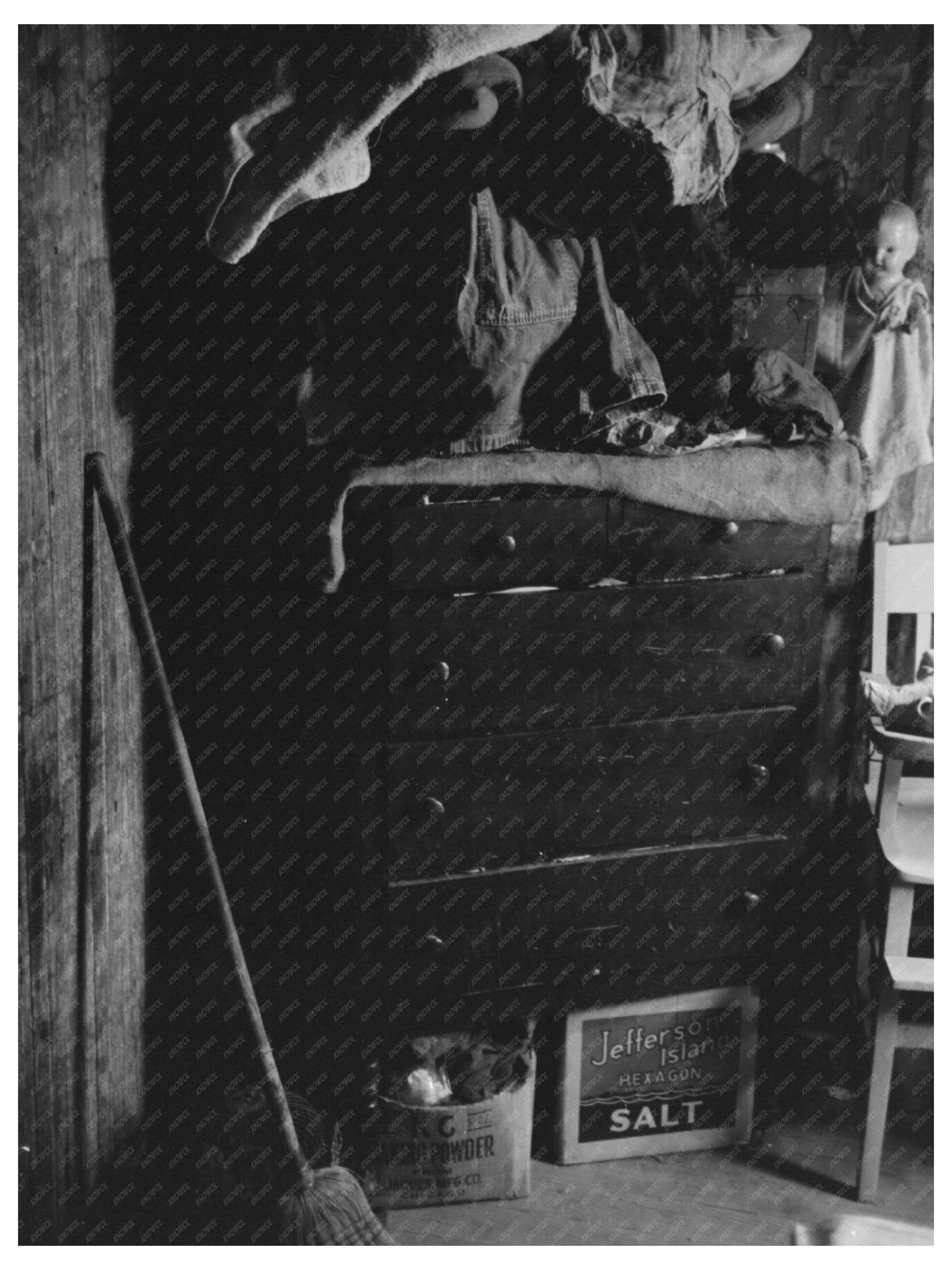 Privy Interior in San Antonio Texas March 1939