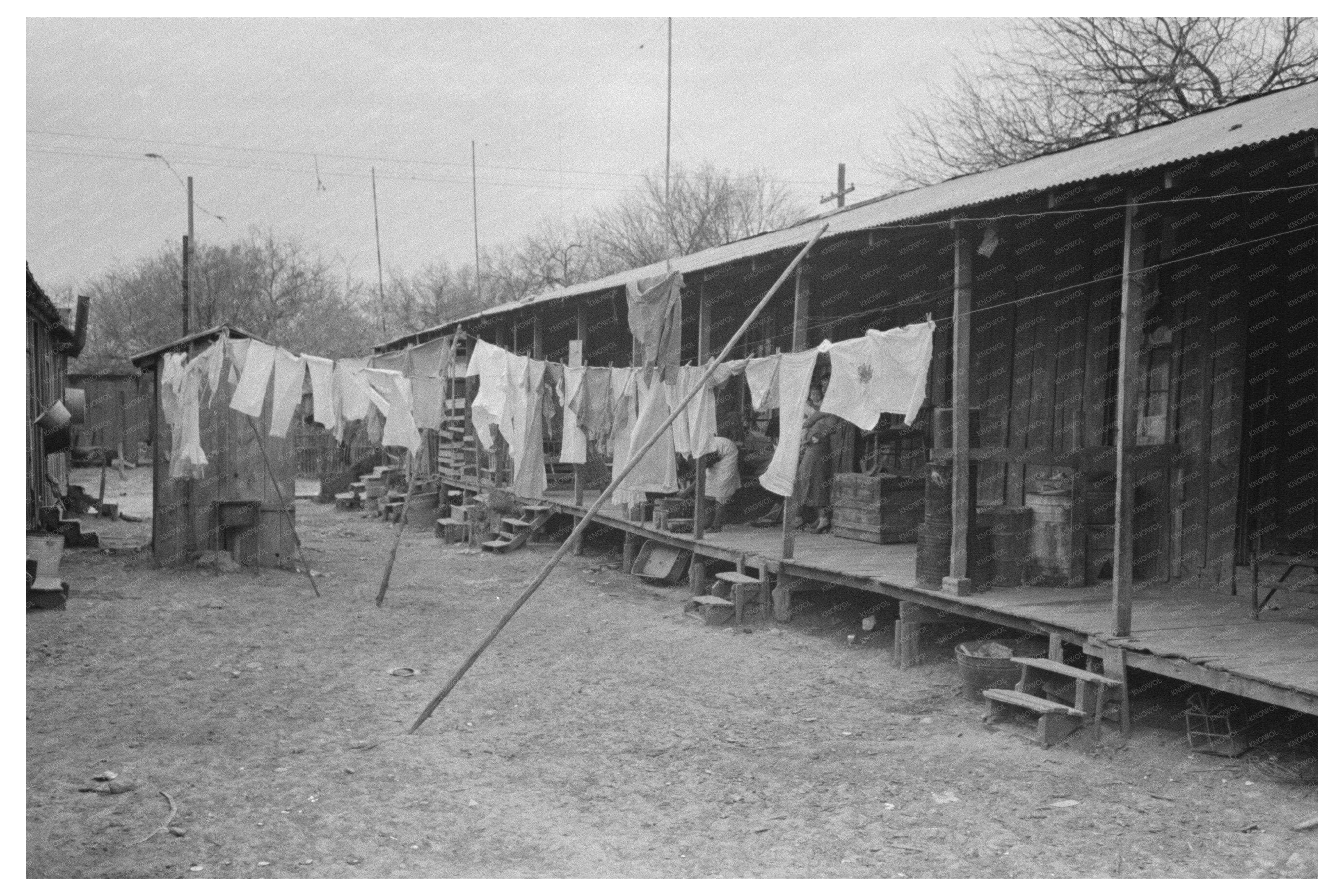 Mexican Corral Detail San Antonio Texas March 1939