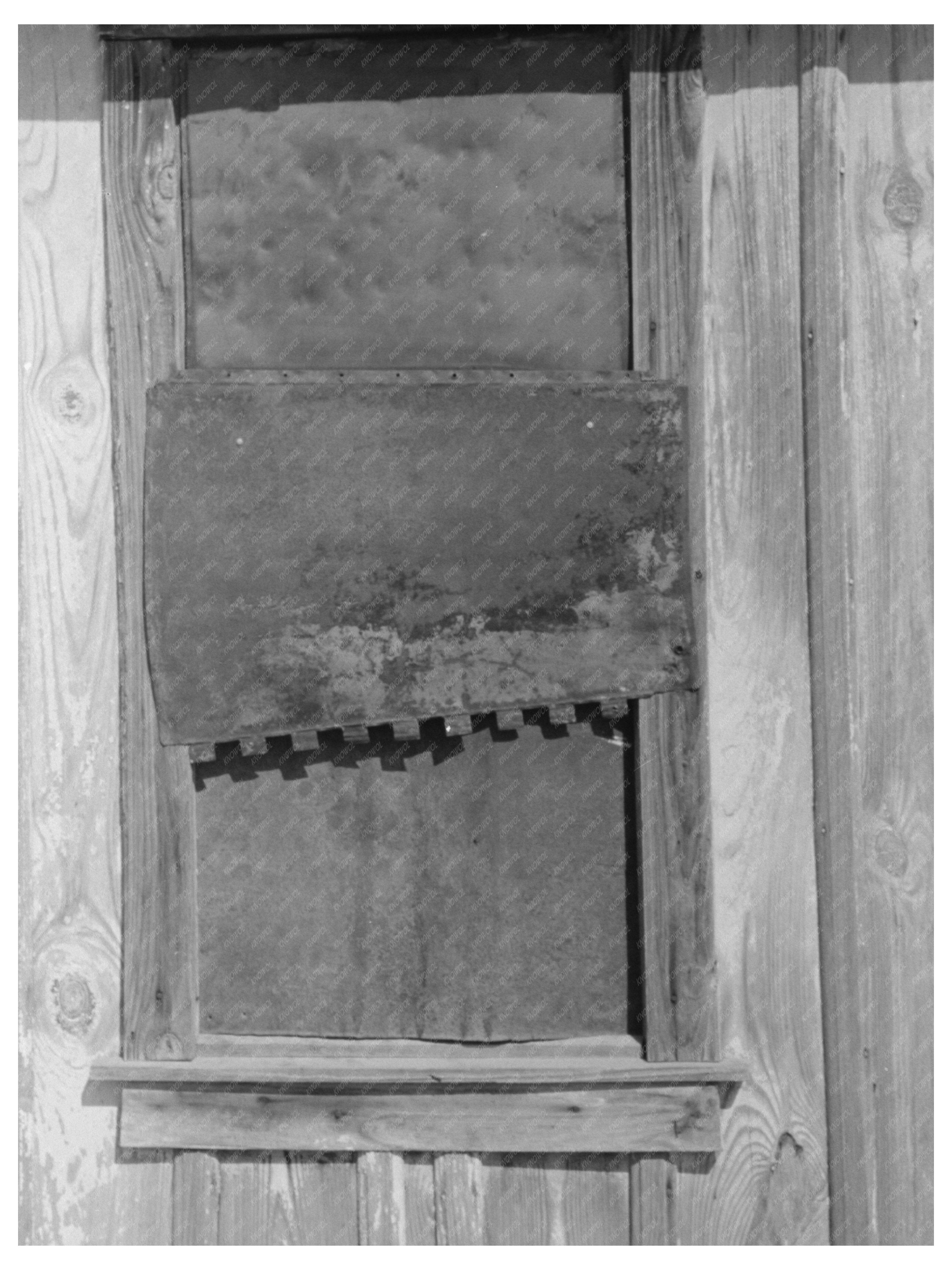 Vintage Window Detail Crystal City Texas March 1939