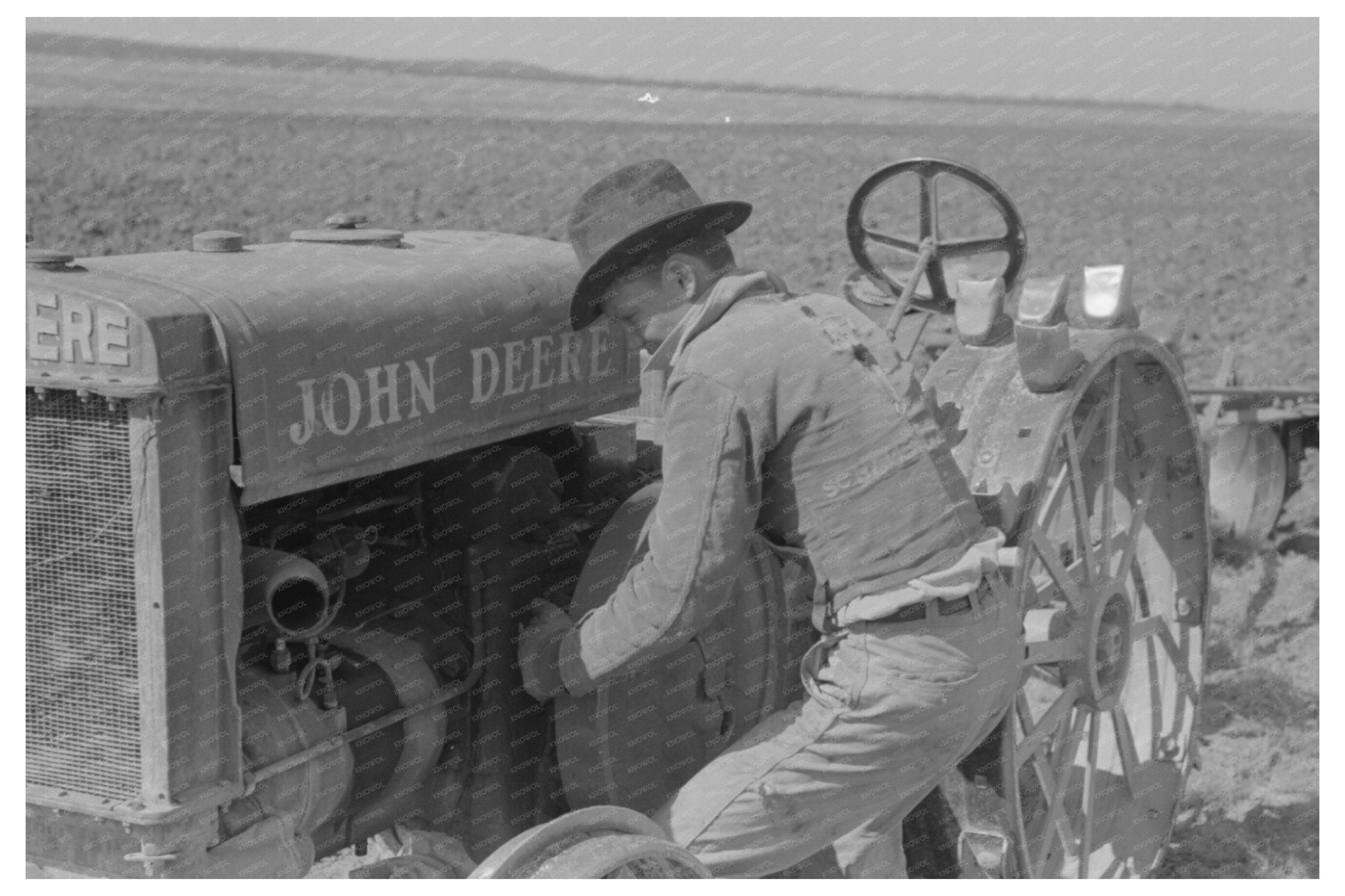 Rural Scene in El Indio Texas March 1939 Farming Practices