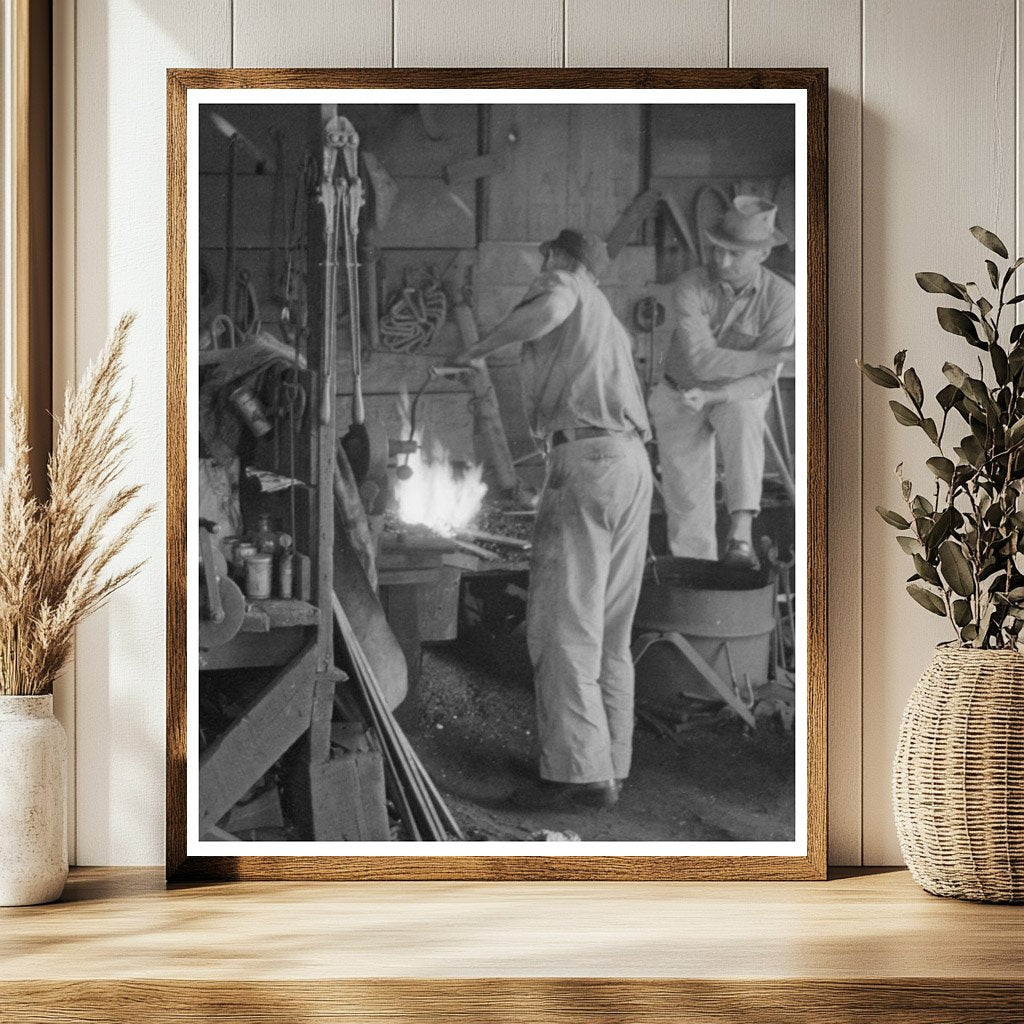 Blacksmith Shop in San Augustine Texas April 1939