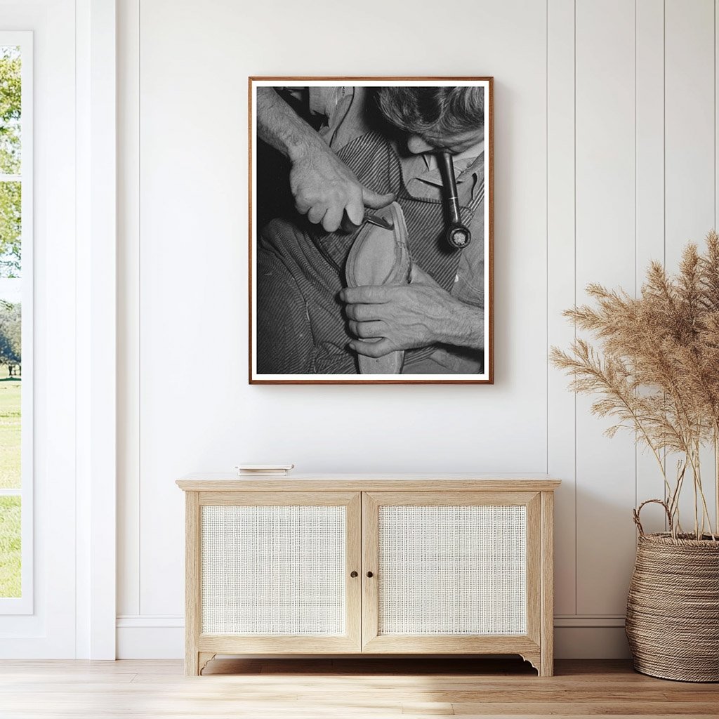 Bootmaking Process in Alpine Texas 1939