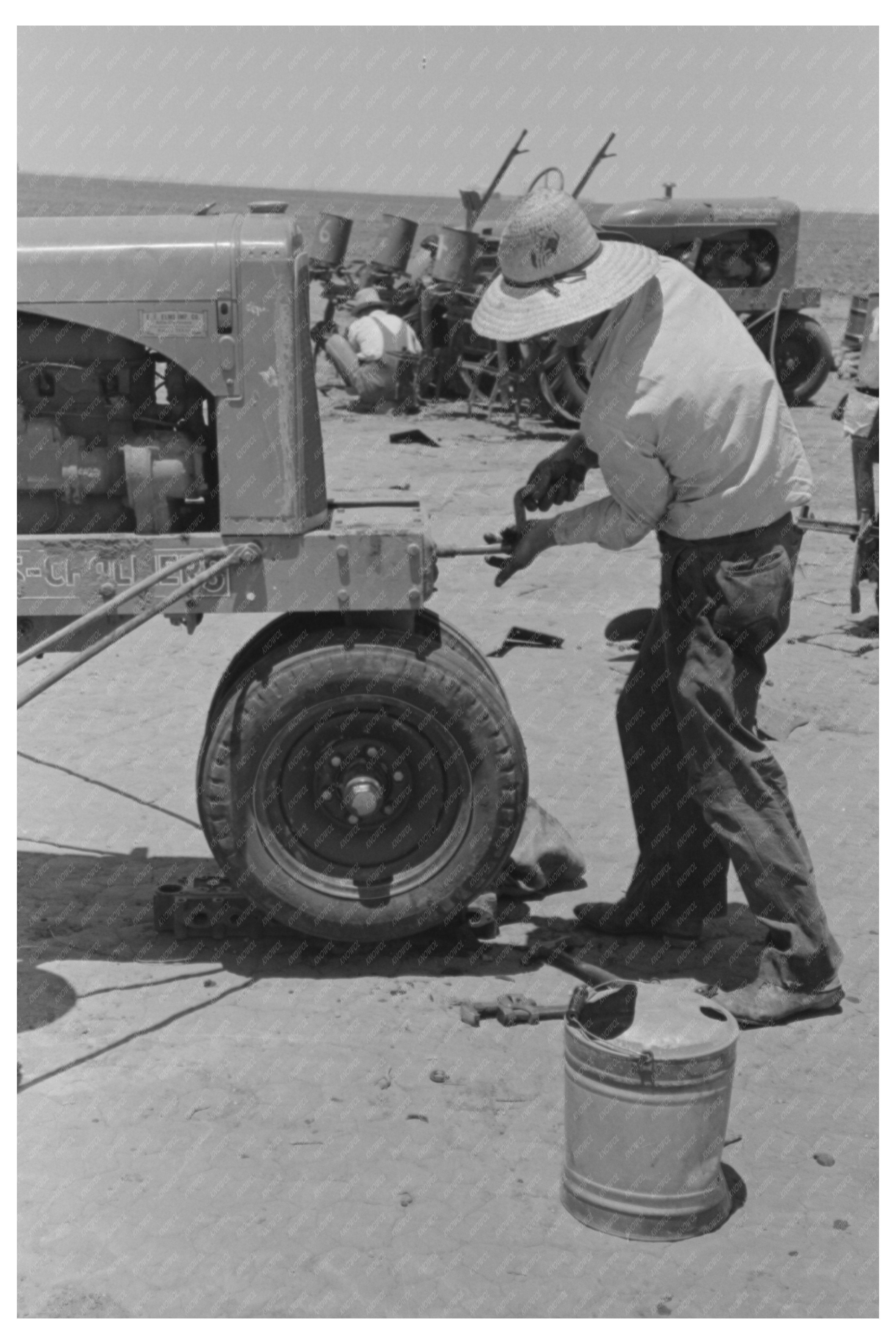 Tractor Operation by Day Laborer in Ralls Texas 1939