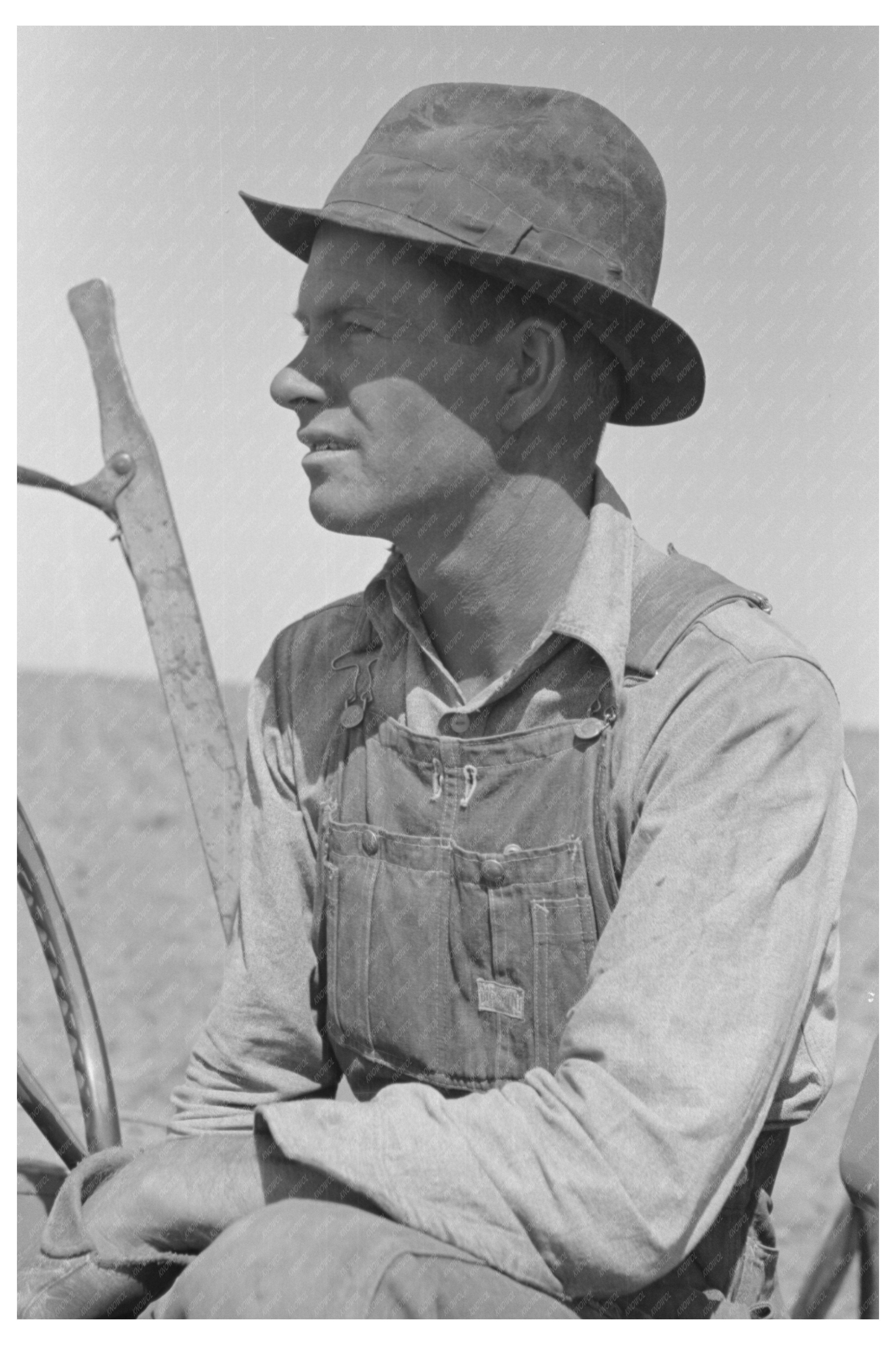 Day Laborer in Tractor on Texas Farm May 1939