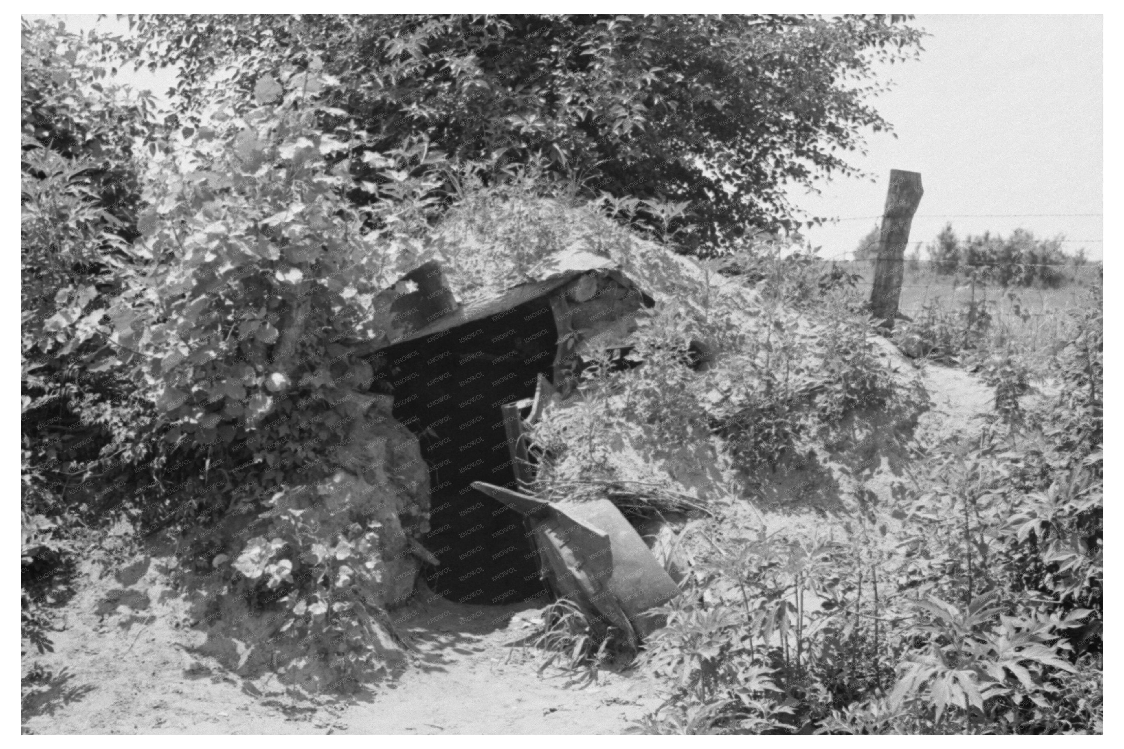Vintage 1939 Storm Cellar of Oklahoma Migrant Worker