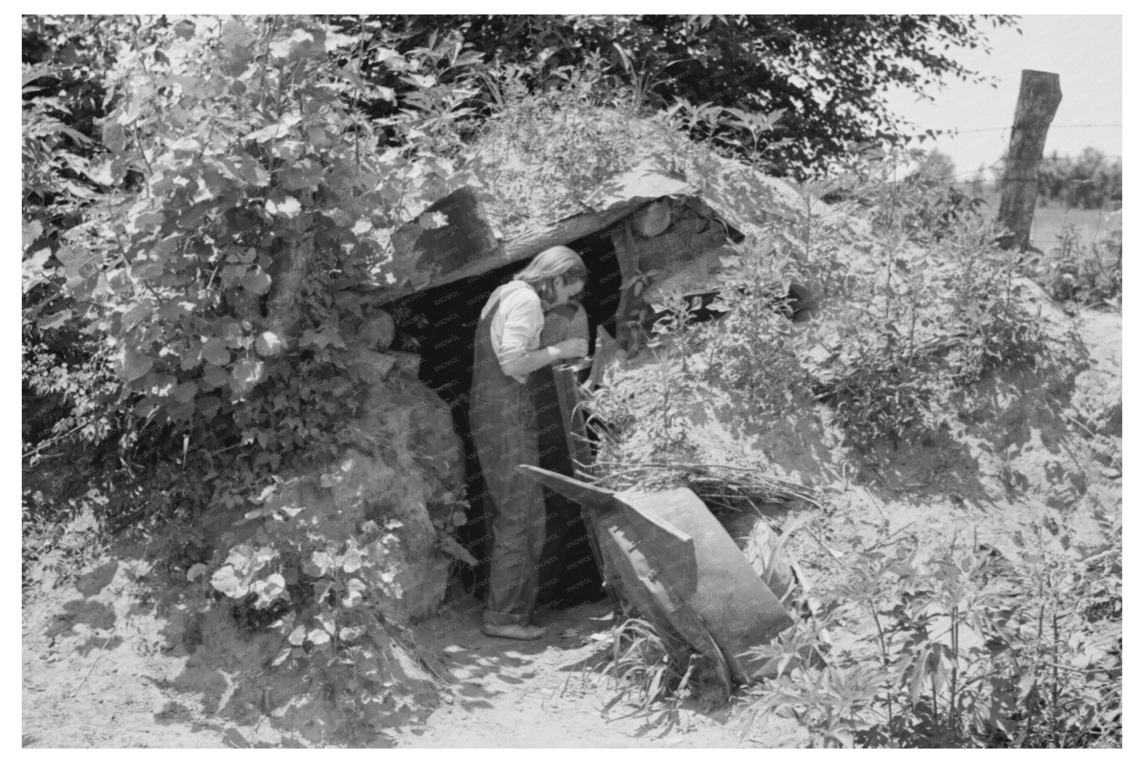 Storm Cellar of Agricultural Laborer Muskogee County 1939