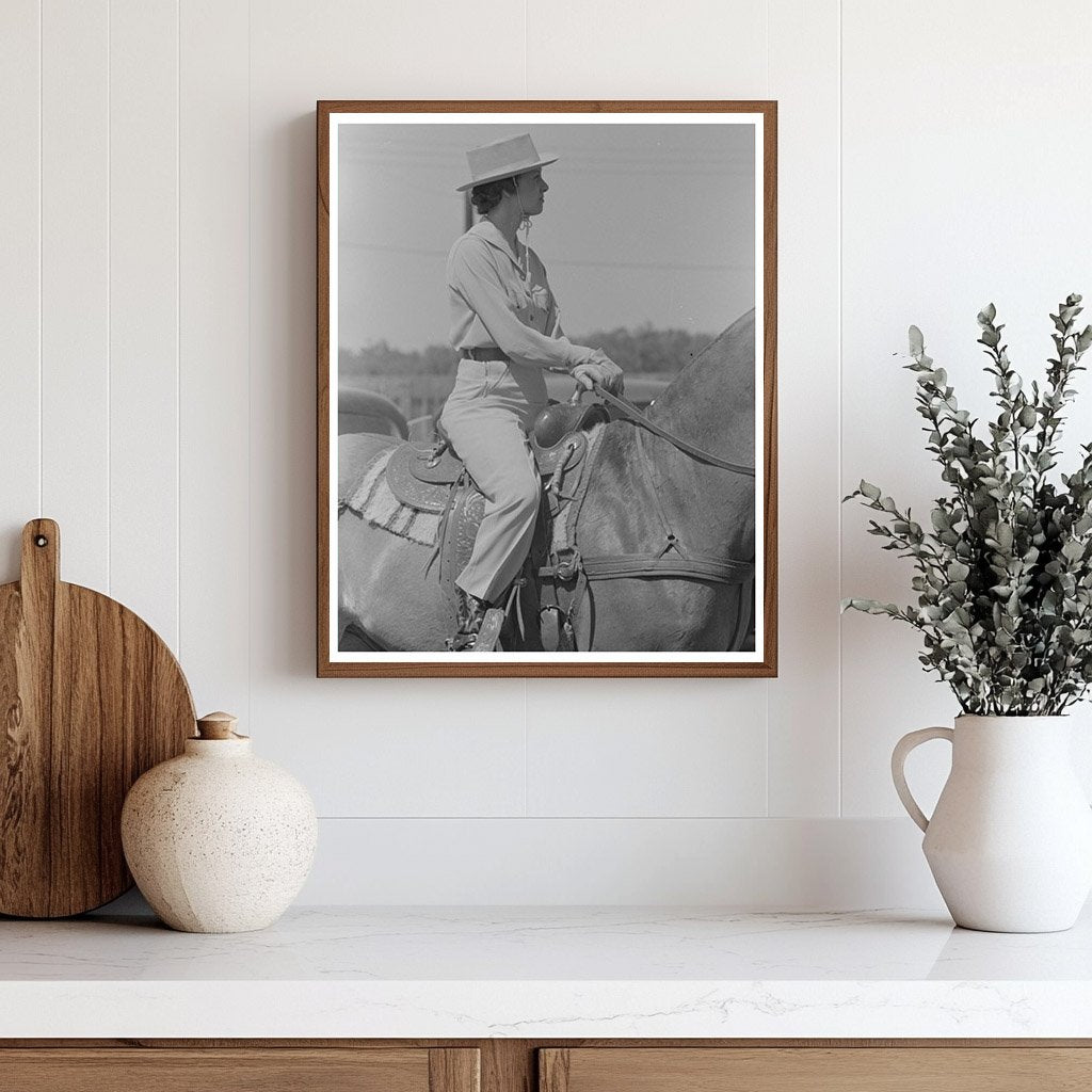 Polo Match in Abilene Texas May 1939 Vintage Photo