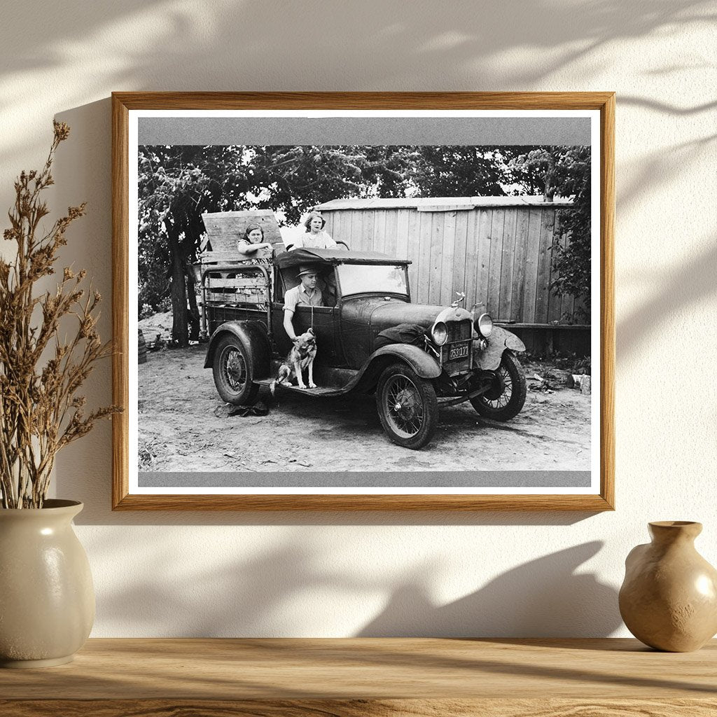 Muskogee Oklahoma to California Journey July 1939