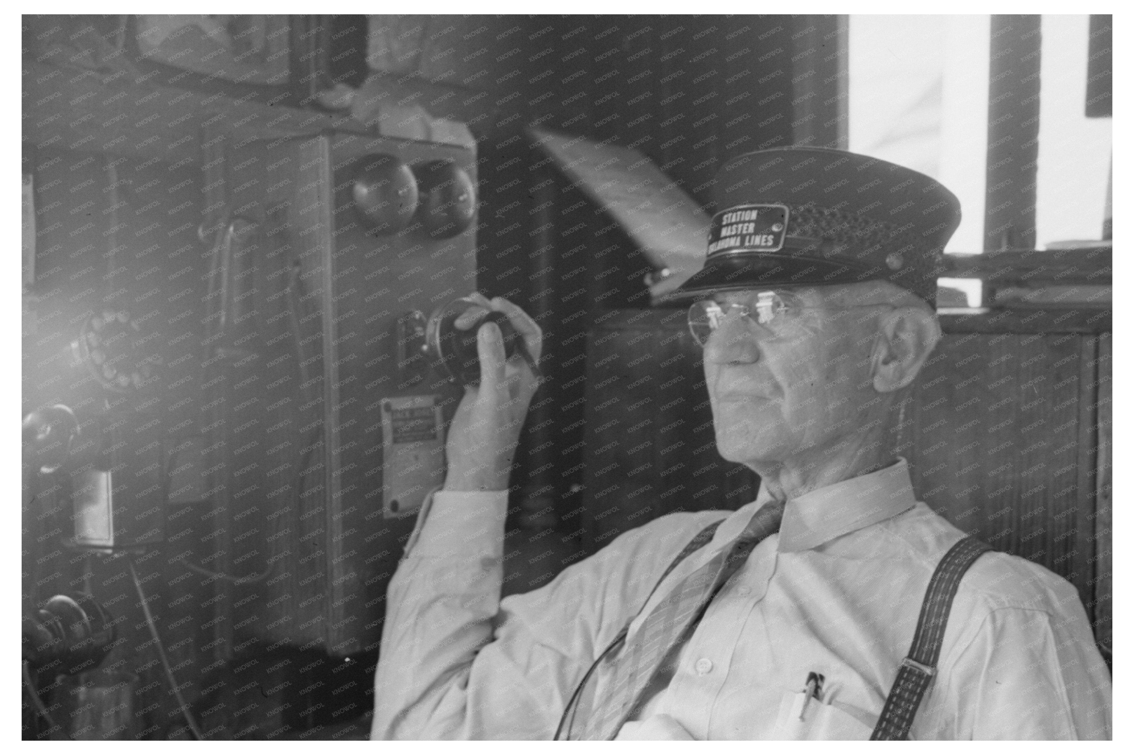 Oklahoma City Streetcar Terminal July 1939 Photo