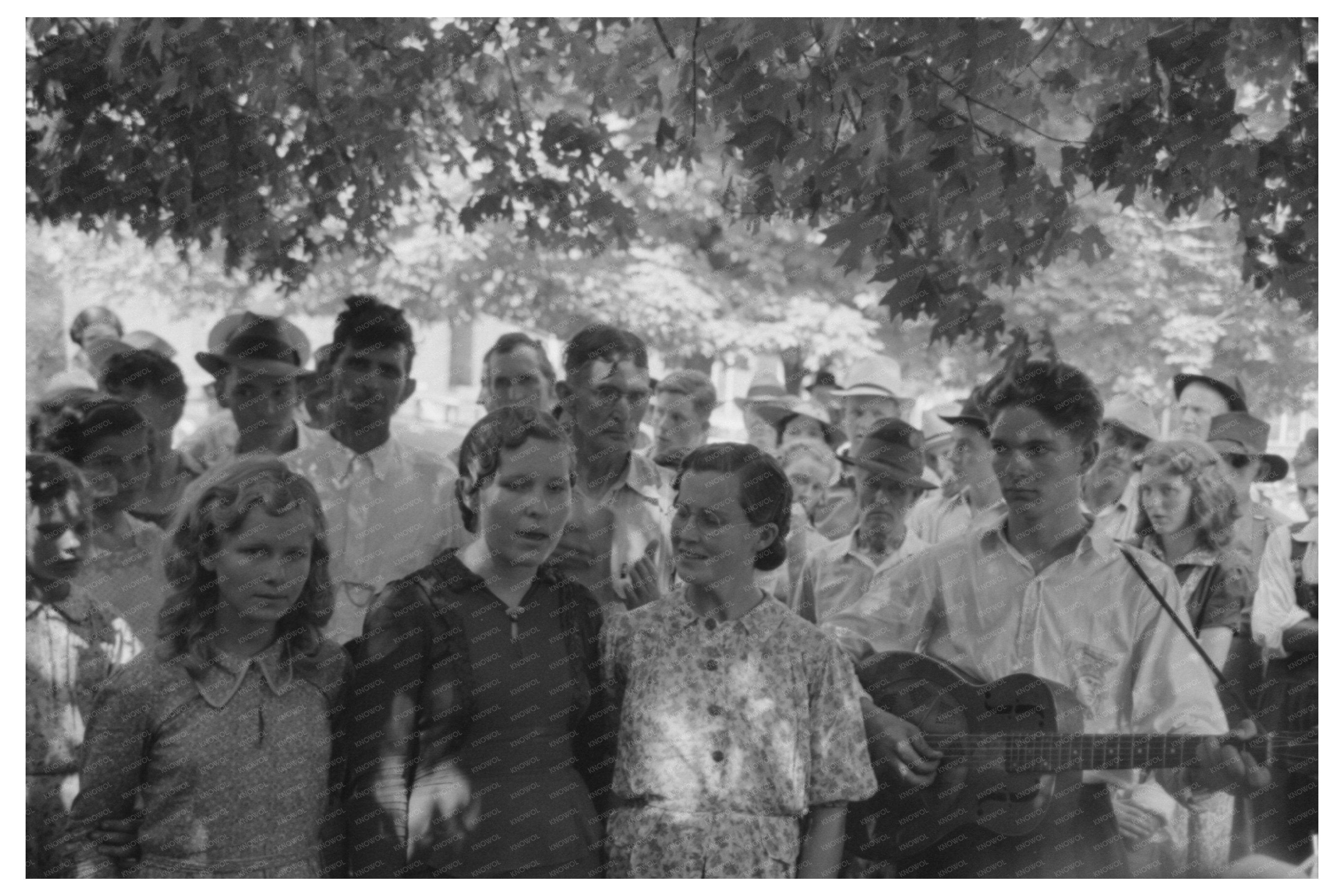 Revivalist Rally in Tahlequah Oklahoma July 1939
