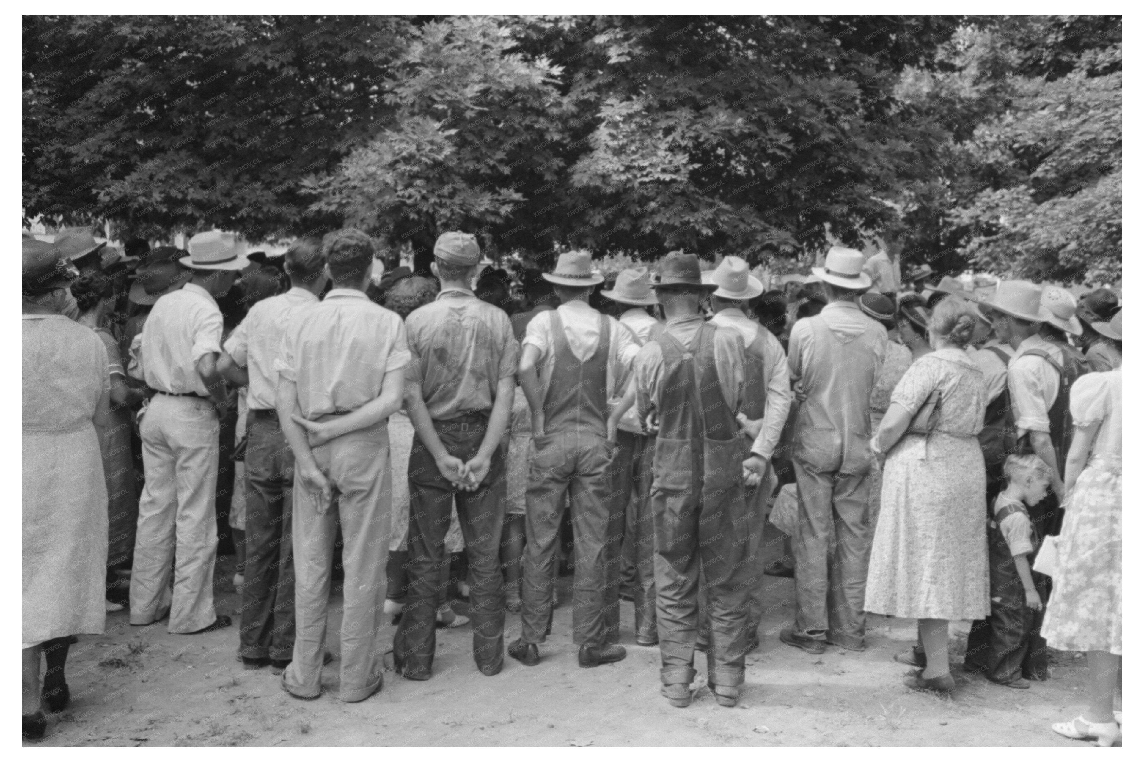 Revival Rally in Tahlequah Oklahoma July 1939