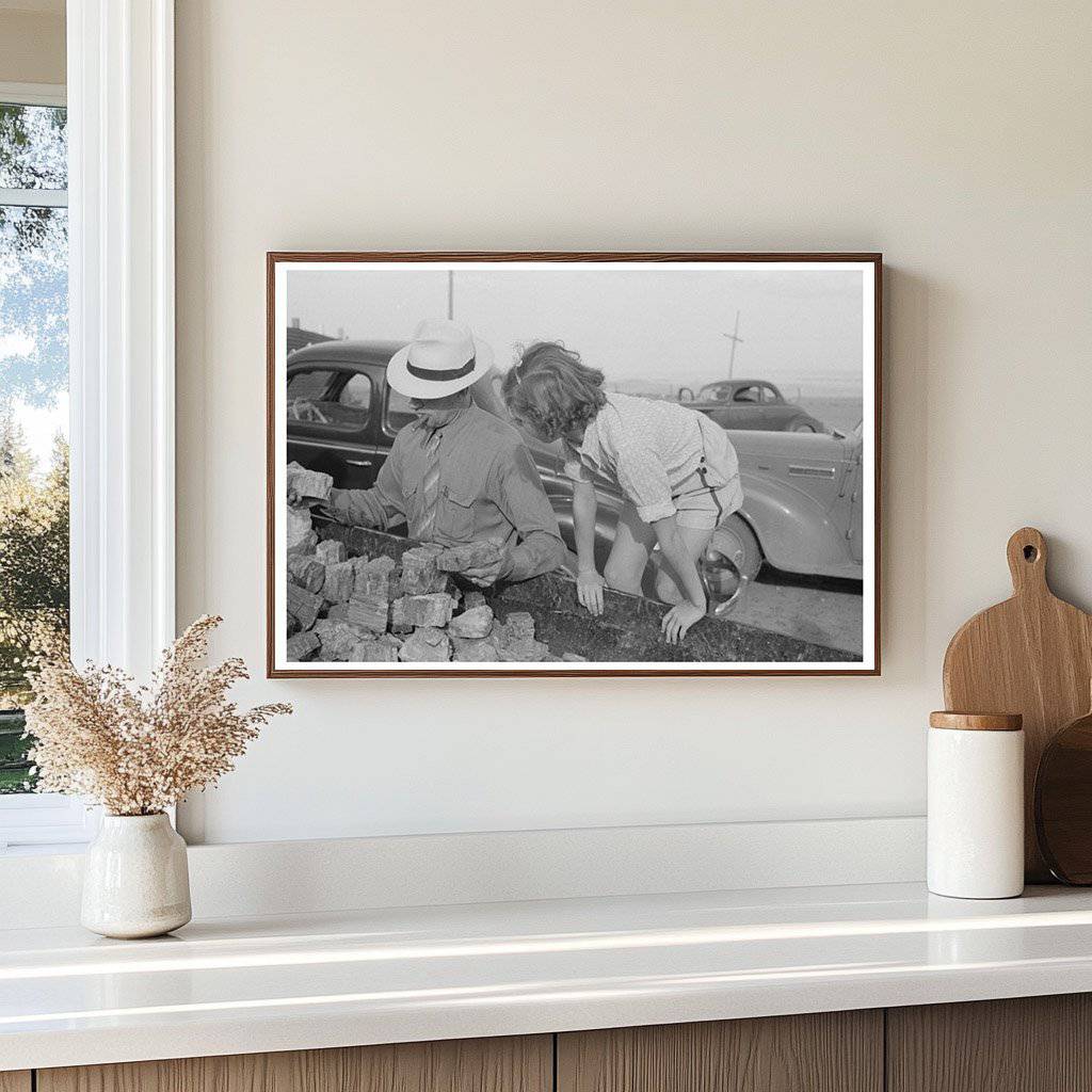 Petrified Wood Purchase at Petrified Forest National Park 1939