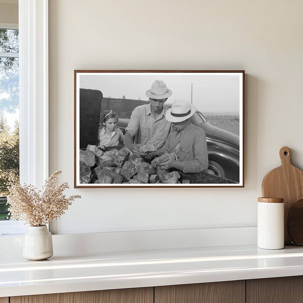 Petrified Wood Purchase at Arizona National Park 1939