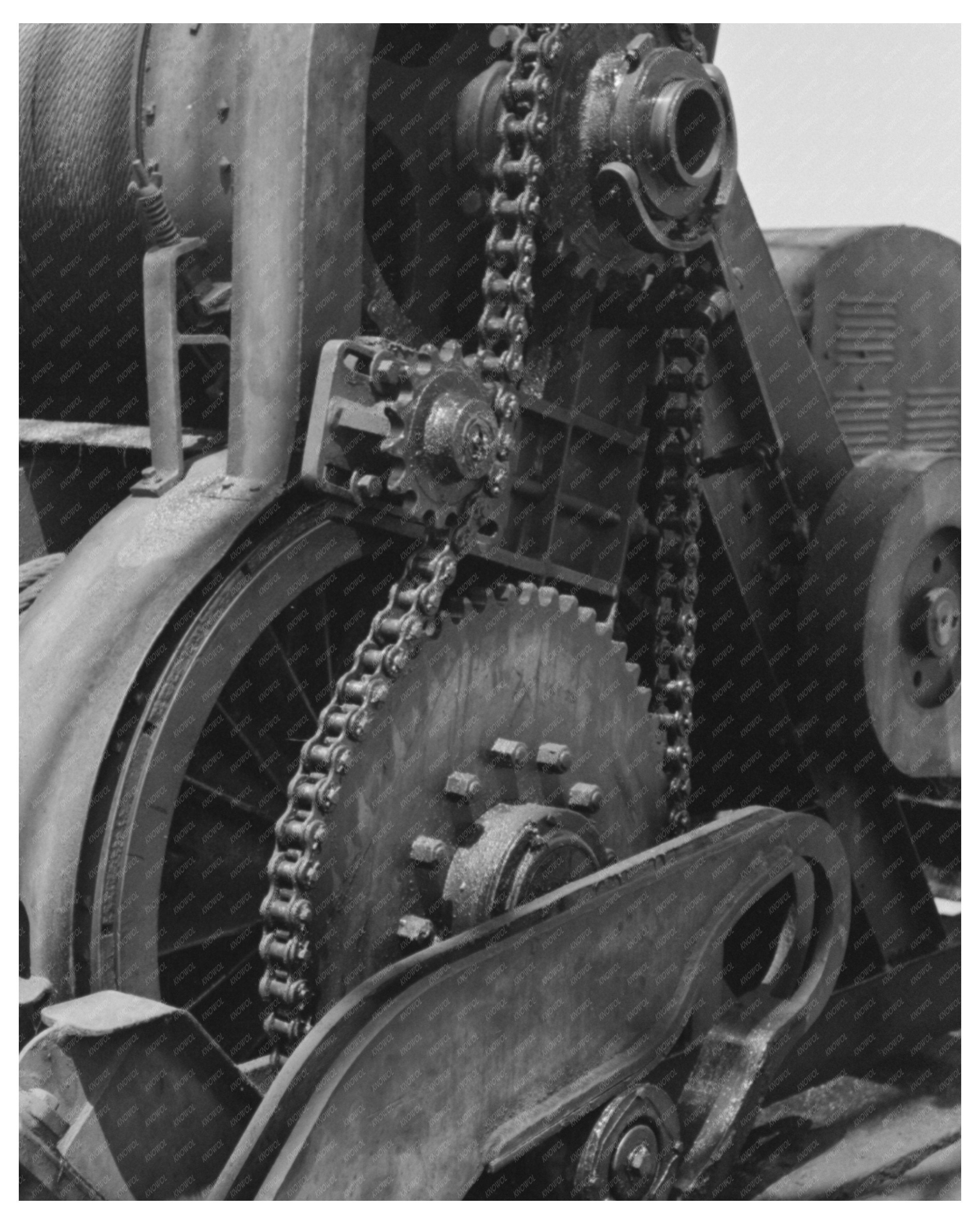 Cable Tool Machinery for Oil Drilling Oklahoma 1939