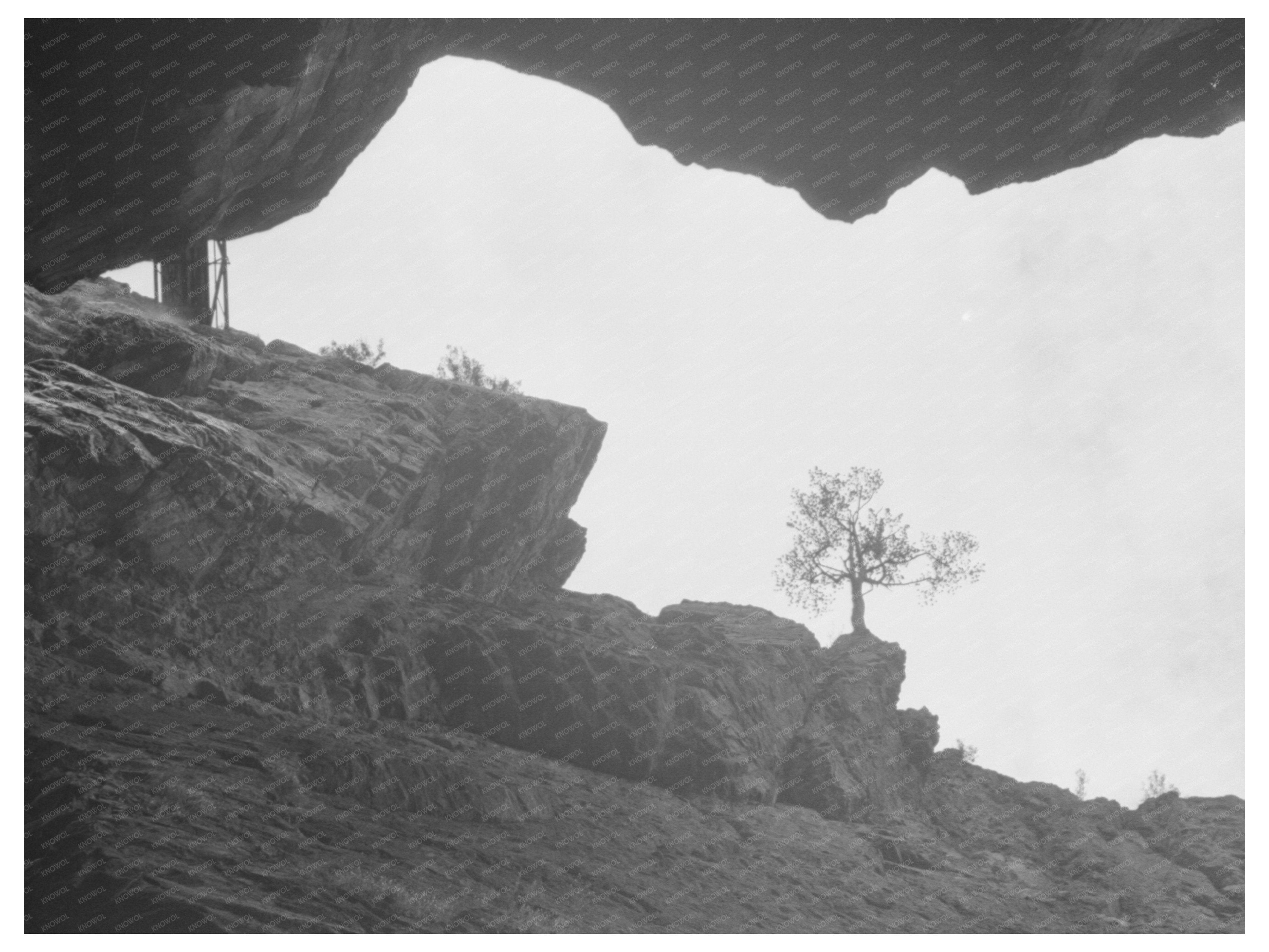 Vintage Box Canyon Landscape Colorado August 1939