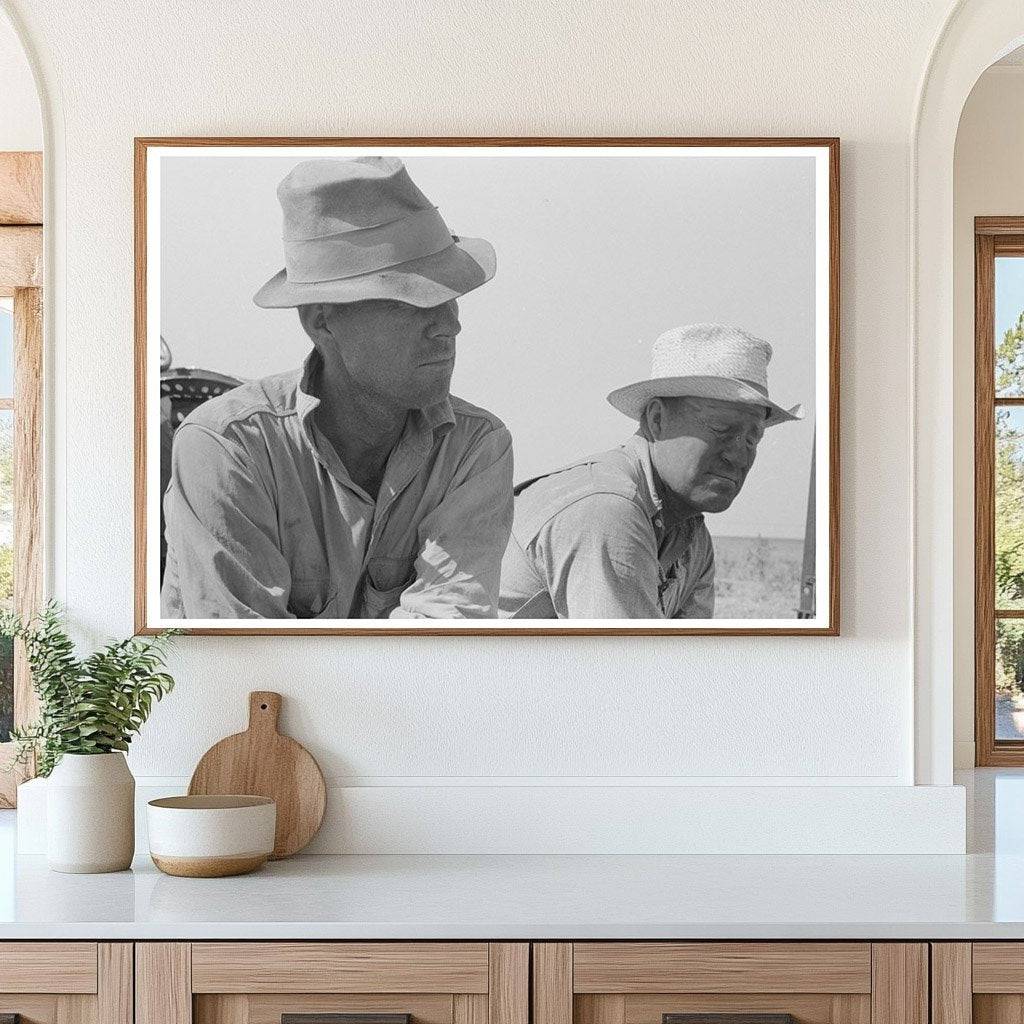 Davidson Brother at Cooperative Well Gray County Kansas 1939
