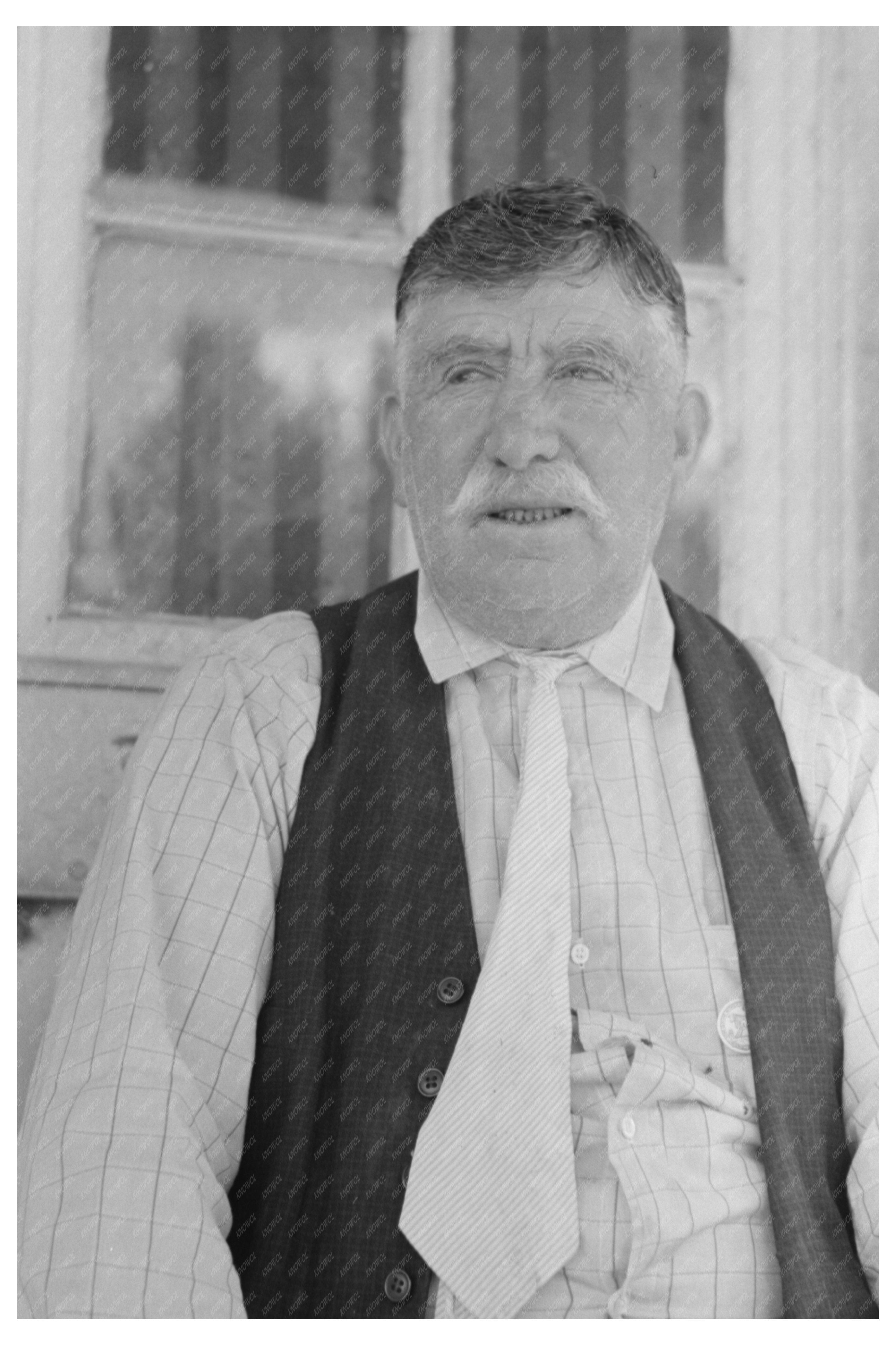 Vintage Bartender in Mora New Mexico September 1939 Photo