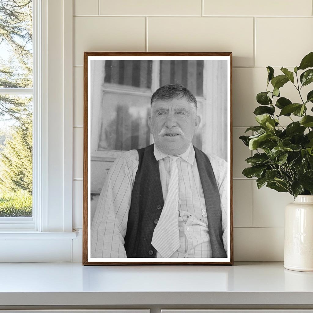 Vintage Bartender in Mora New Mexico September 1939 Photo