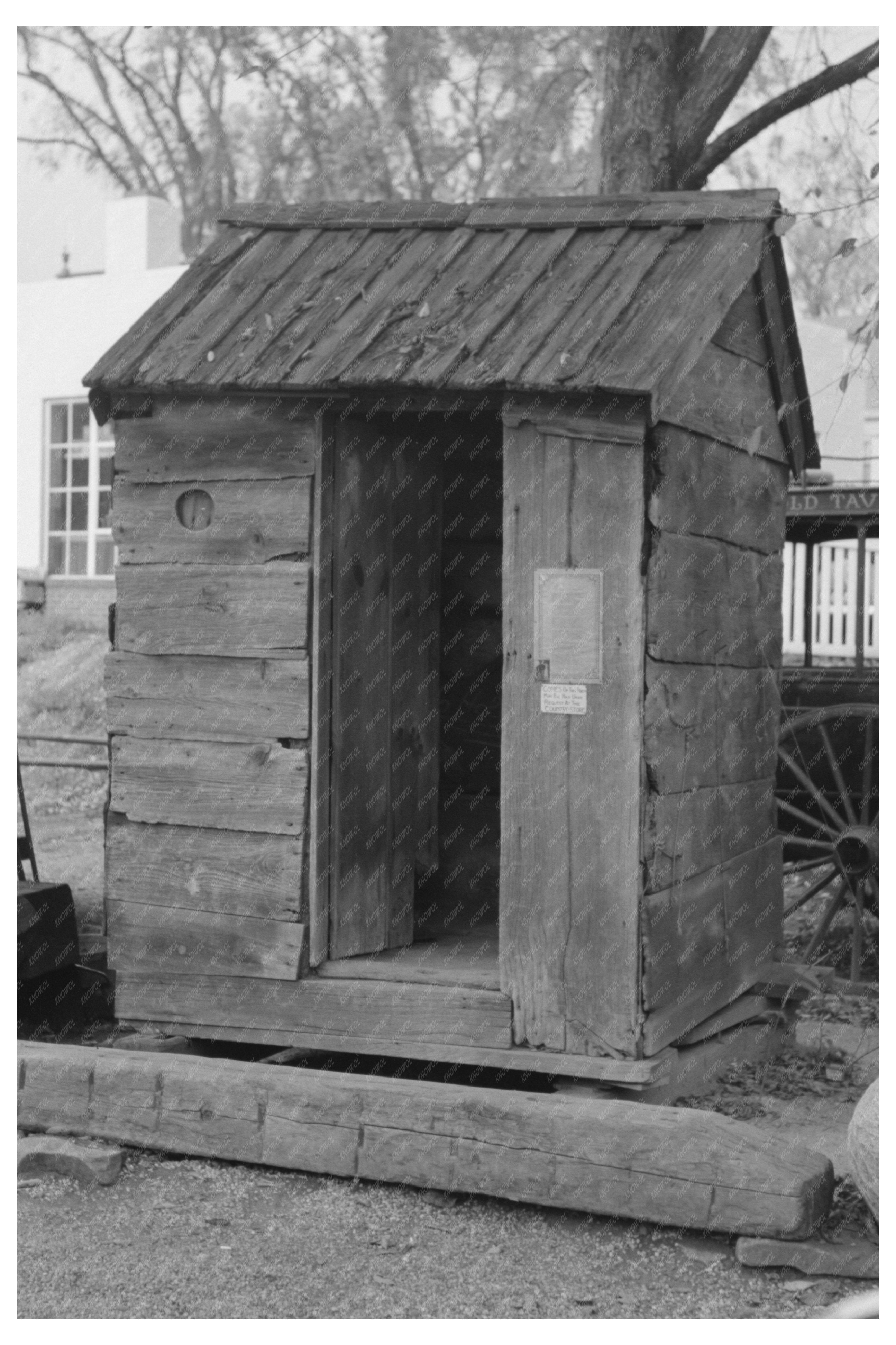 Vintage Six-Hole Privy at Wiggins Tavern 1939