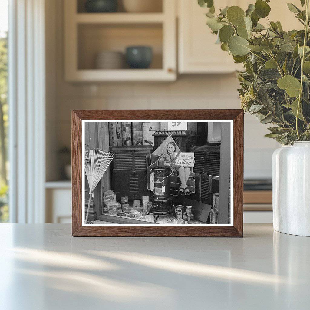 Vintage Window Display in Windsor Locks Connecticut 1939