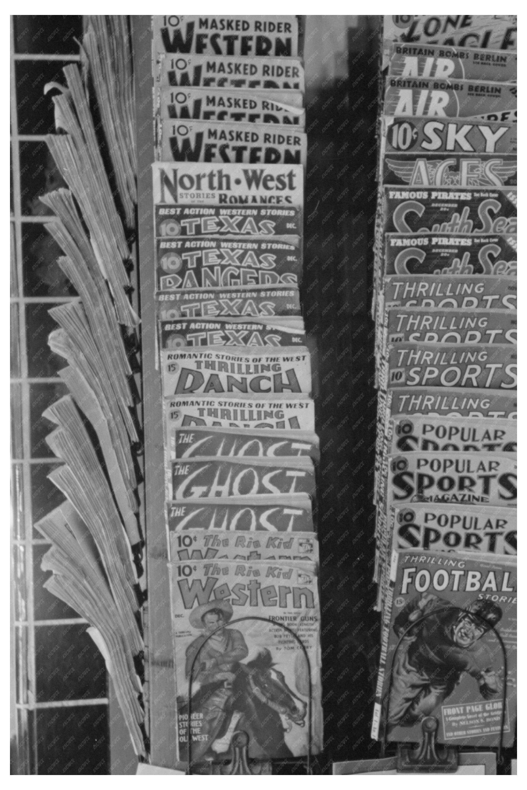 Vintage Street Scene in Taylor Texas October 1939