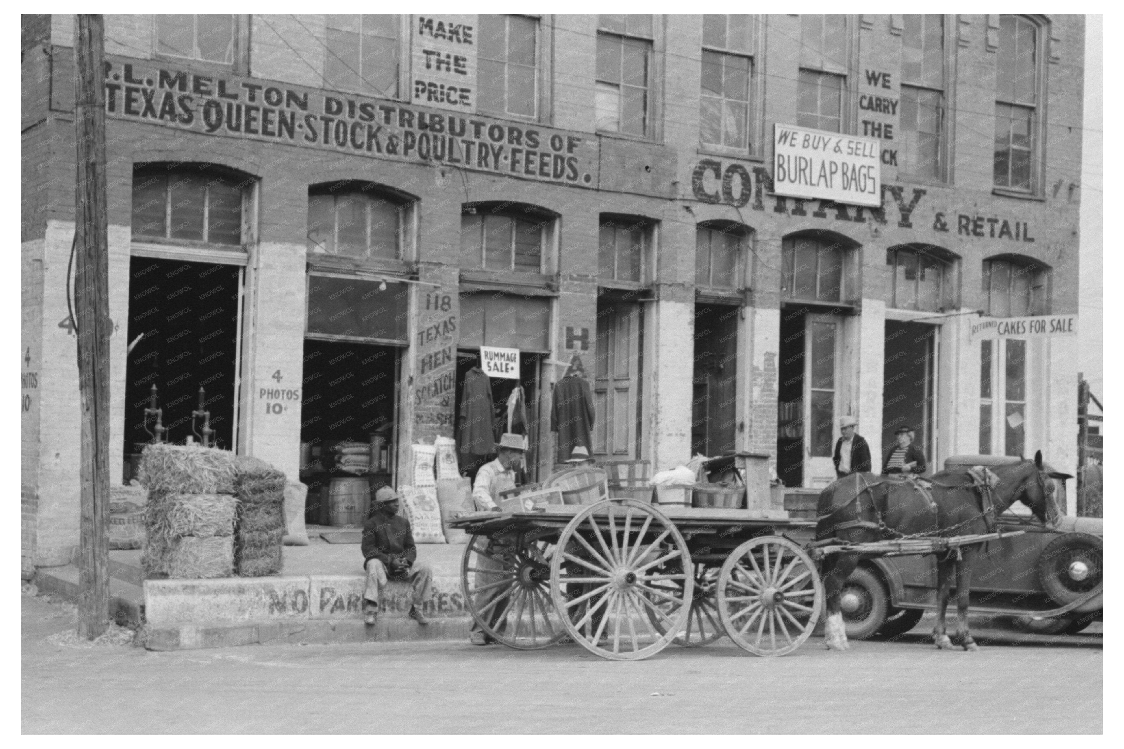 Farmers Supply Store Waco Texas November 1939