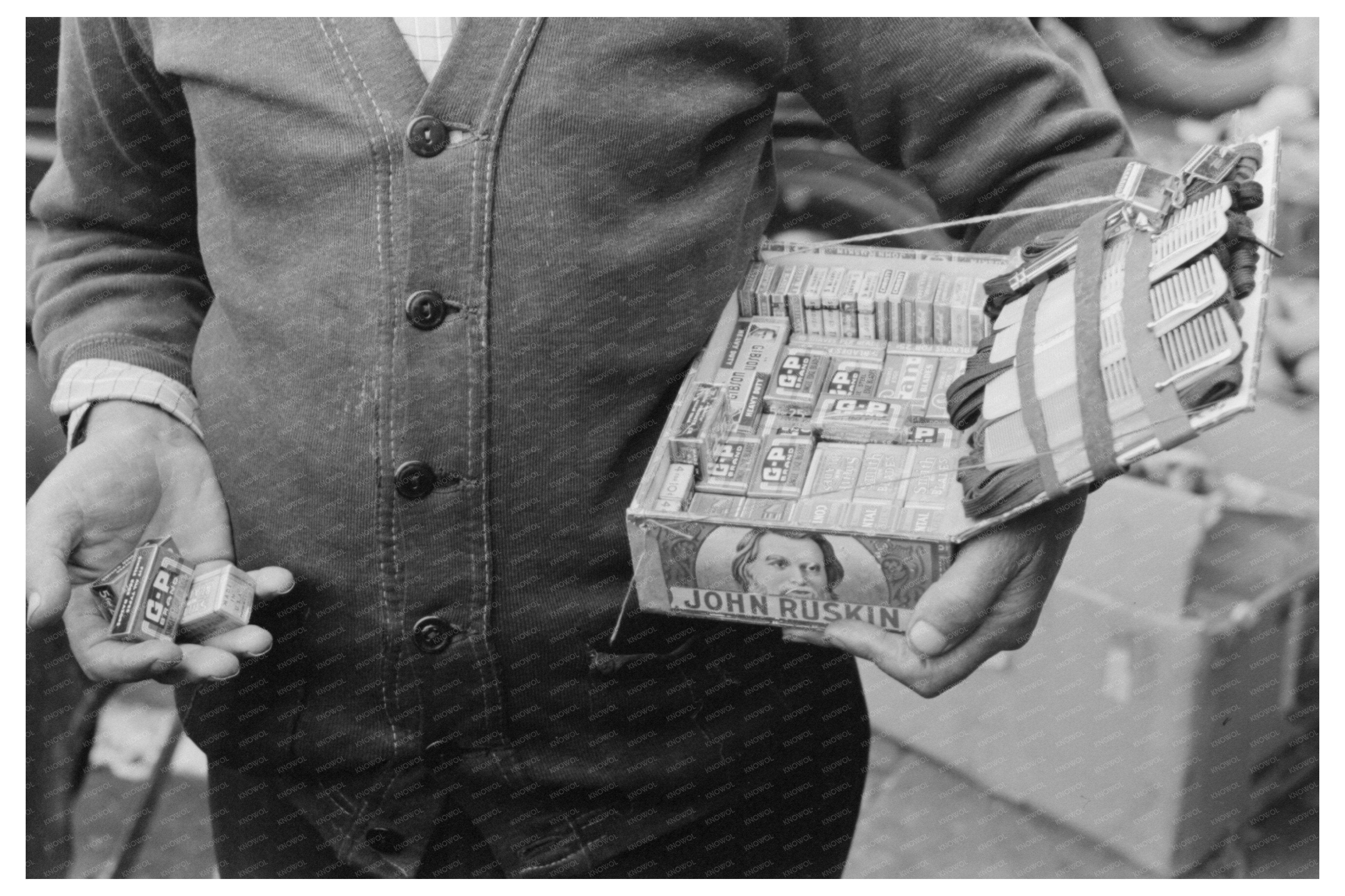 Waco Texas Street Vendor Goods November 1939