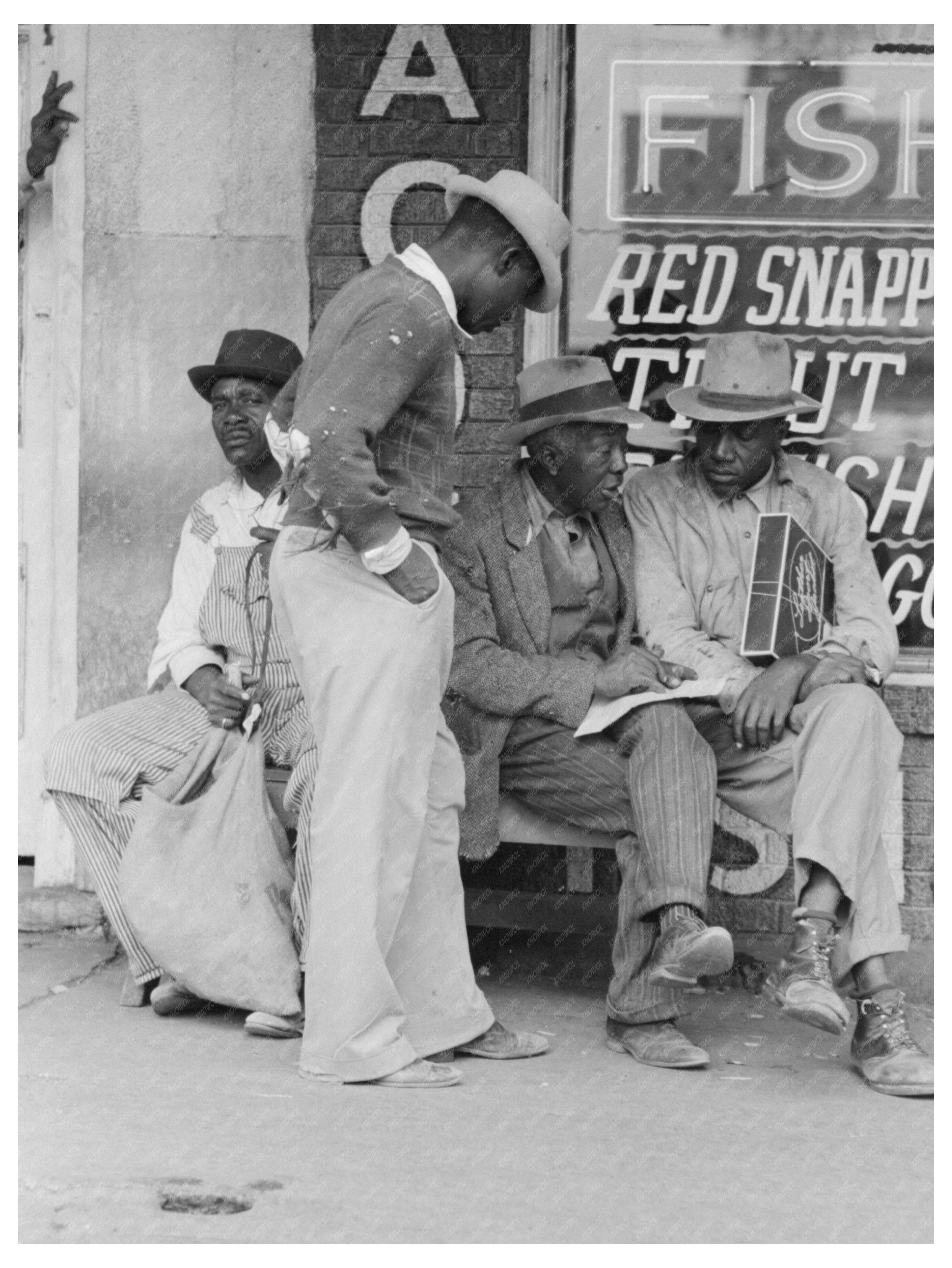 Waco Texas Market Square Conversation November 1939