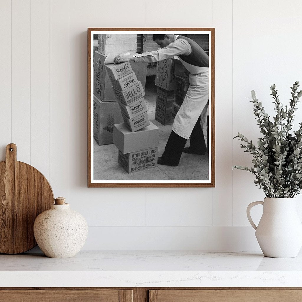 Vintage Supply Delivery in San Angelo Texas 1939